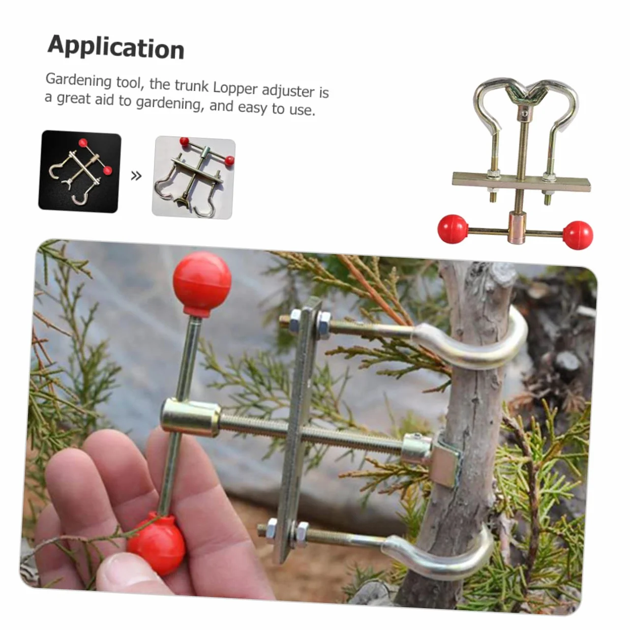 INOOMP Narzędzie Do Formowania Bonsai 4szt z Regulatorem Gałęzi Żelazne