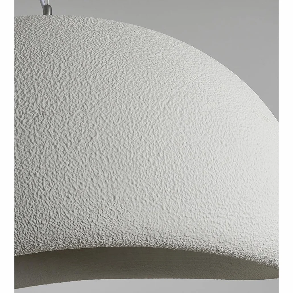 Lampa Wisząca Wabi-sabi Nowoczesny Żyrandol Do Jadalni Abażur Z Imitacji Kamienia Projekt Ptasiego Gniazda Kreatywny Wisząca Lampa Do Sypialni Salon Jadalnia Wyspa Kuchenna Przedpokój Biały(60cm)