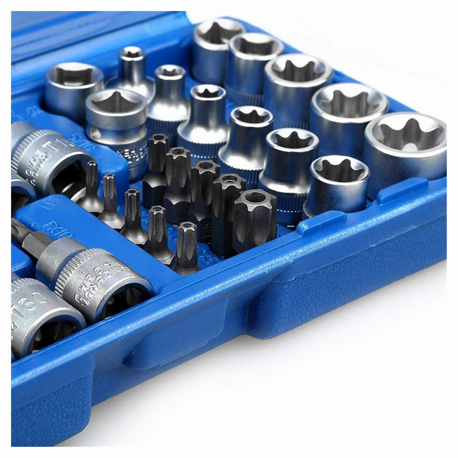 34 szt. Gniazda Torx Star i zestaw bitów Męskie/żeńskie Bity E-Security Drive Narzędzie ręczne Torque Star Socket