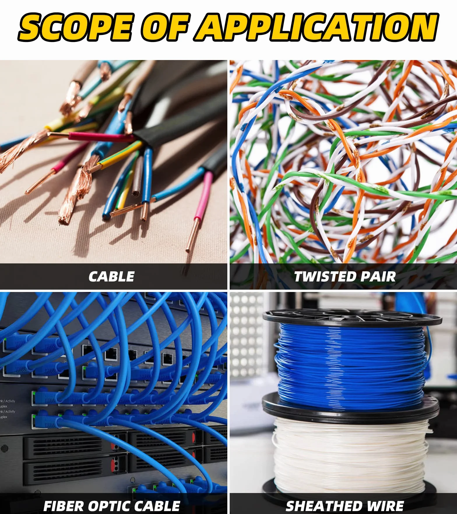 DOWELL Narzędzie do ściągania izolacji, 10–22 AWG, szczypce do ściągania izolacji, przecinak drutu i wielofunkcyjne narzędzie ręczne, profesjonalny projekt uchwytu i dopracowane rzemiosło