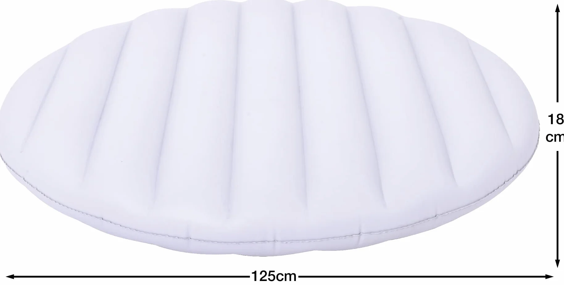 Avenli CleanPlus okrągła nadmuchiwana pokrywa do SPA 125 x 125 x 18 cm