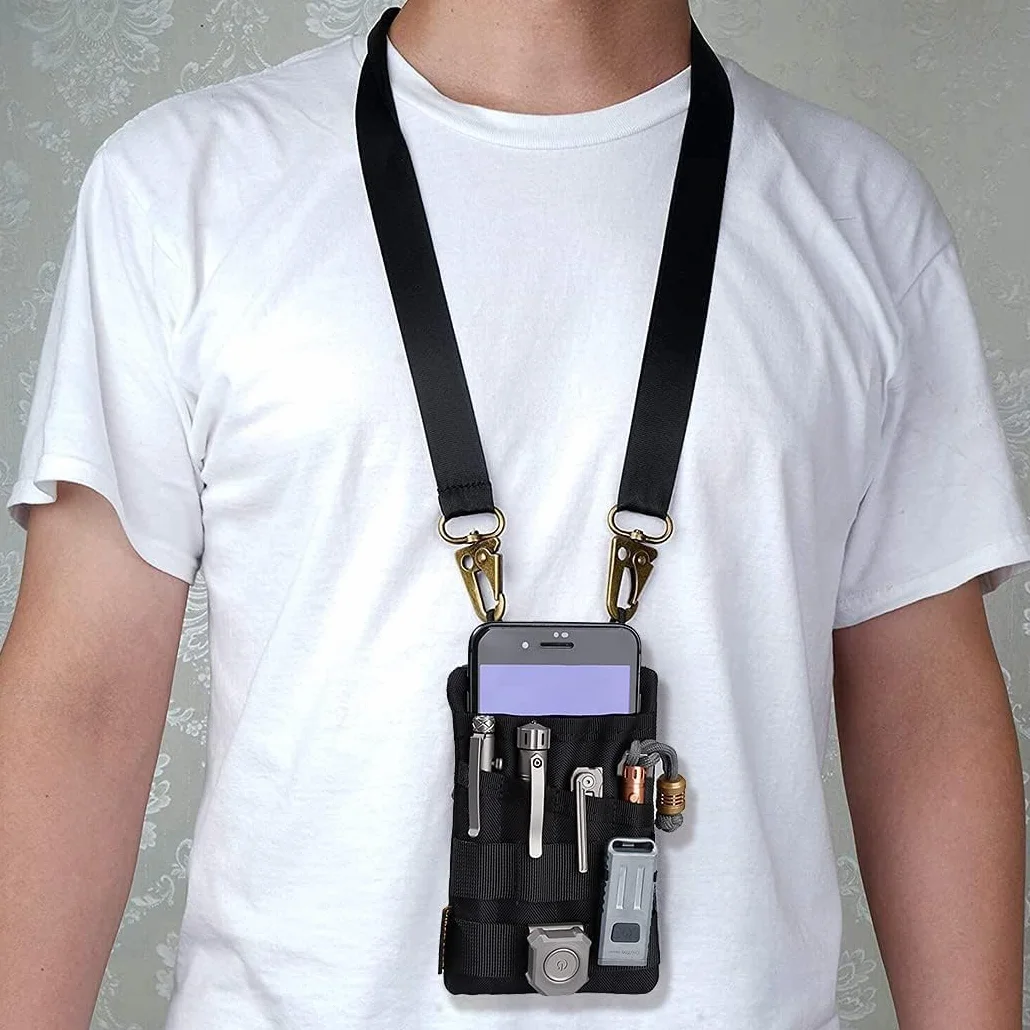 VIPERADE VE3 EDC Pouch mała torba na narzędzia, organizer, nylonowa, wielofunkcyjna, mała torba na latarkę, przybory wielofunkcyjne, długopis, notatnik