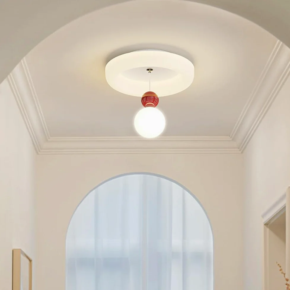 Kwadratowa Sufitowa Led Z 3 Trybami Kolorów, 20 W, Sufitowa Do Wnętrz, Nowoczesna Okrągła Sufitowa, Biała Akrylowa Sufitowa Do Korytarza, Ganku/Okrągły