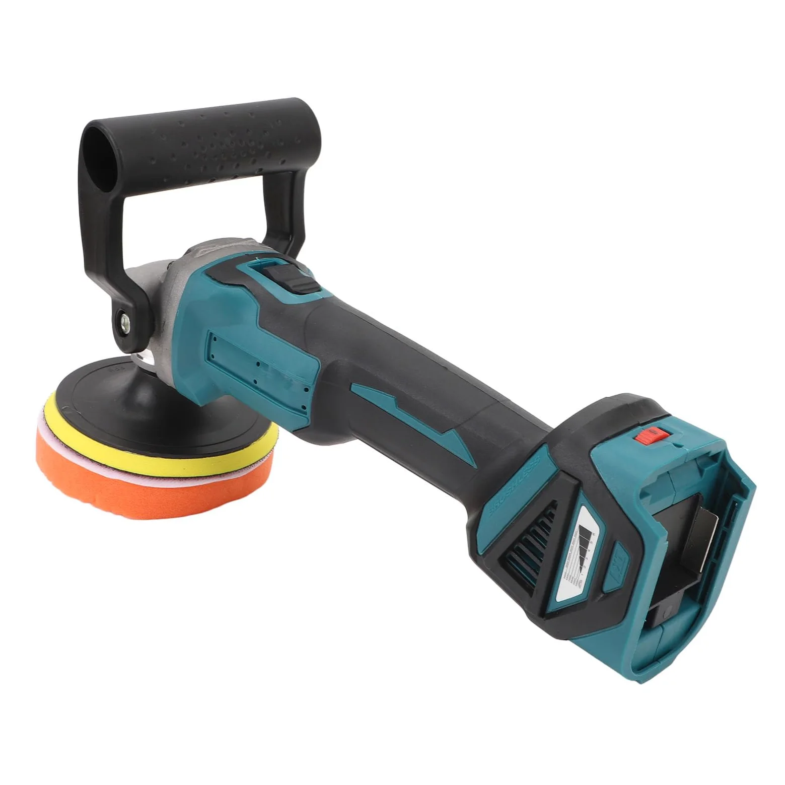 Semme BL1820 Bezprzewodowa Polerka Buforowa 6-biegowa Bezszczotkowa Polerka Samochodowa Szlifierka z Wyświetlaczem LCD Ergonomiczny Uchwyt Zasilanie Bateryjne 18 V do Woskowania Lakieru