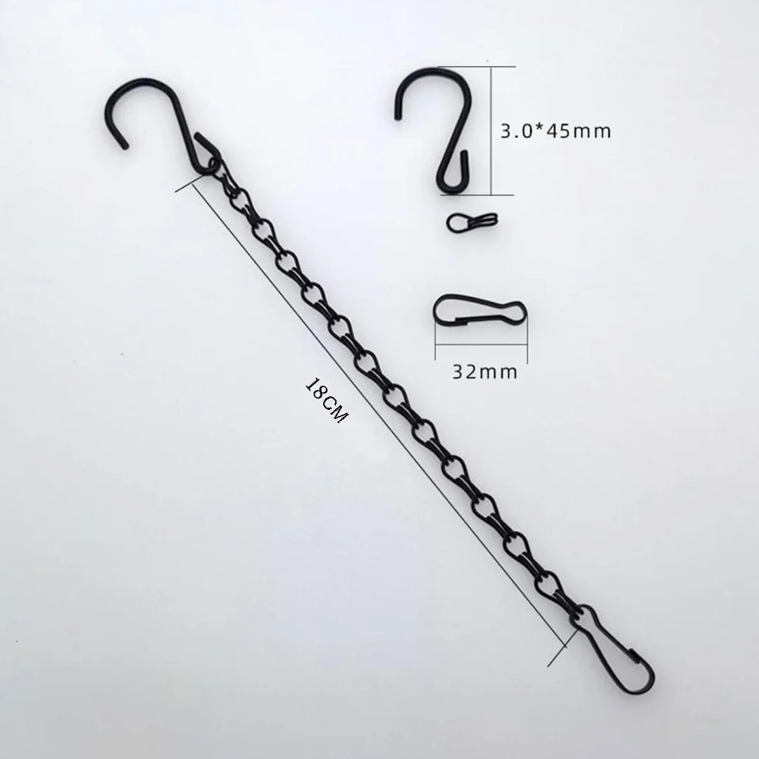 Metalowe łańcuchy do zawieszenia 5 szt.