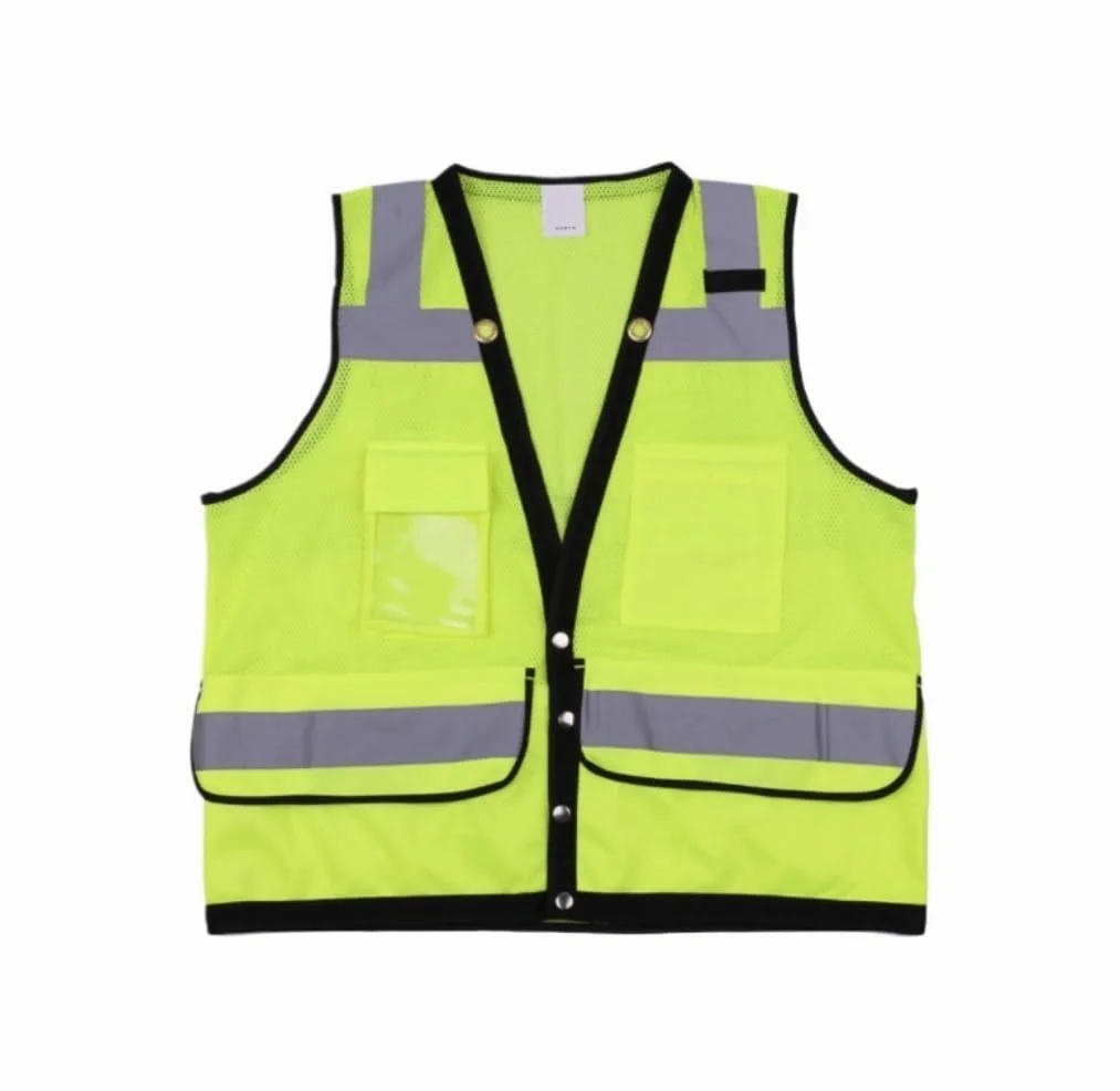 Odblaskowa Kamizelki Odblaskowe, Odzież Odblaskowa Dla Ruchu Drogowego I Sanitarnego Kamizelka(Yellow,M)