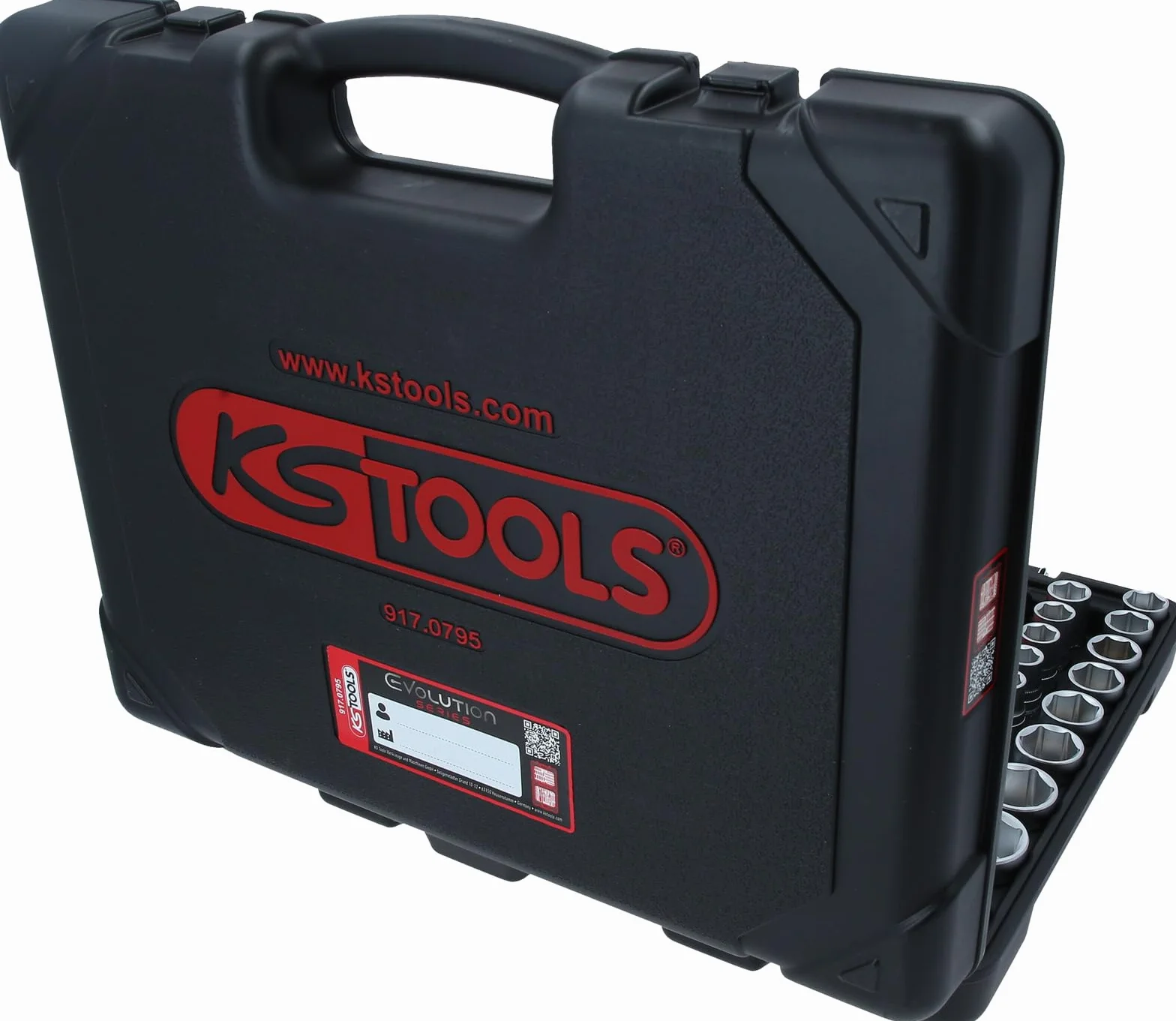 KS Tools 917.0795 Zestaw kluczy nasadowych 195-szt 1/4" + 3/8" + 1/2"