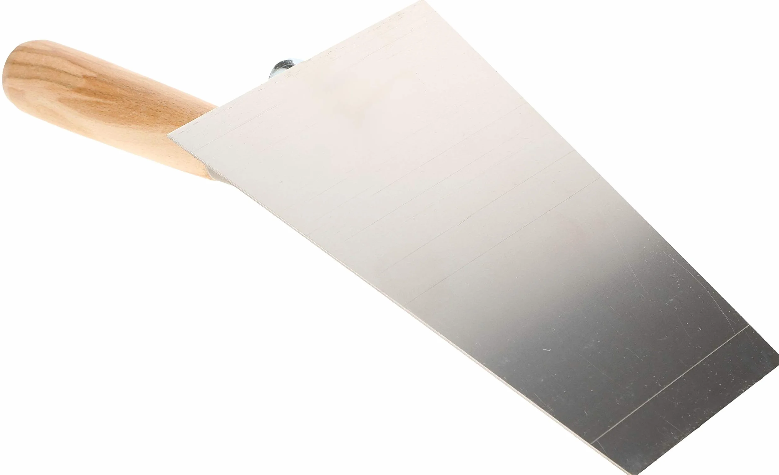 KOTARBAU® Kielnia trapezowa ze stali szlachetnej 130mm x 63mm z drewnianym uchwytem