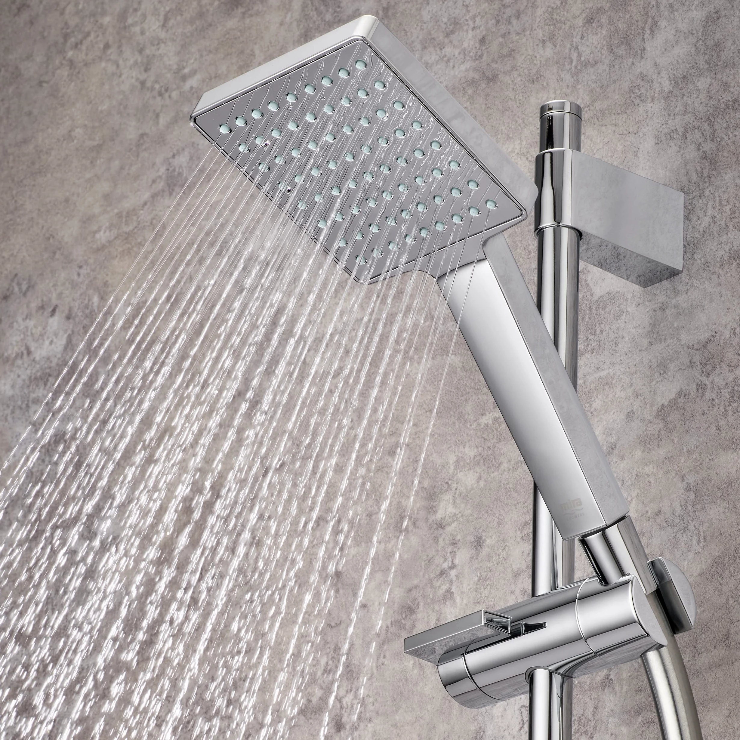 Mira Showers Mira Honesty zestaw armatury prysznicowej, kwadratowy, chrom 2.1605.284
