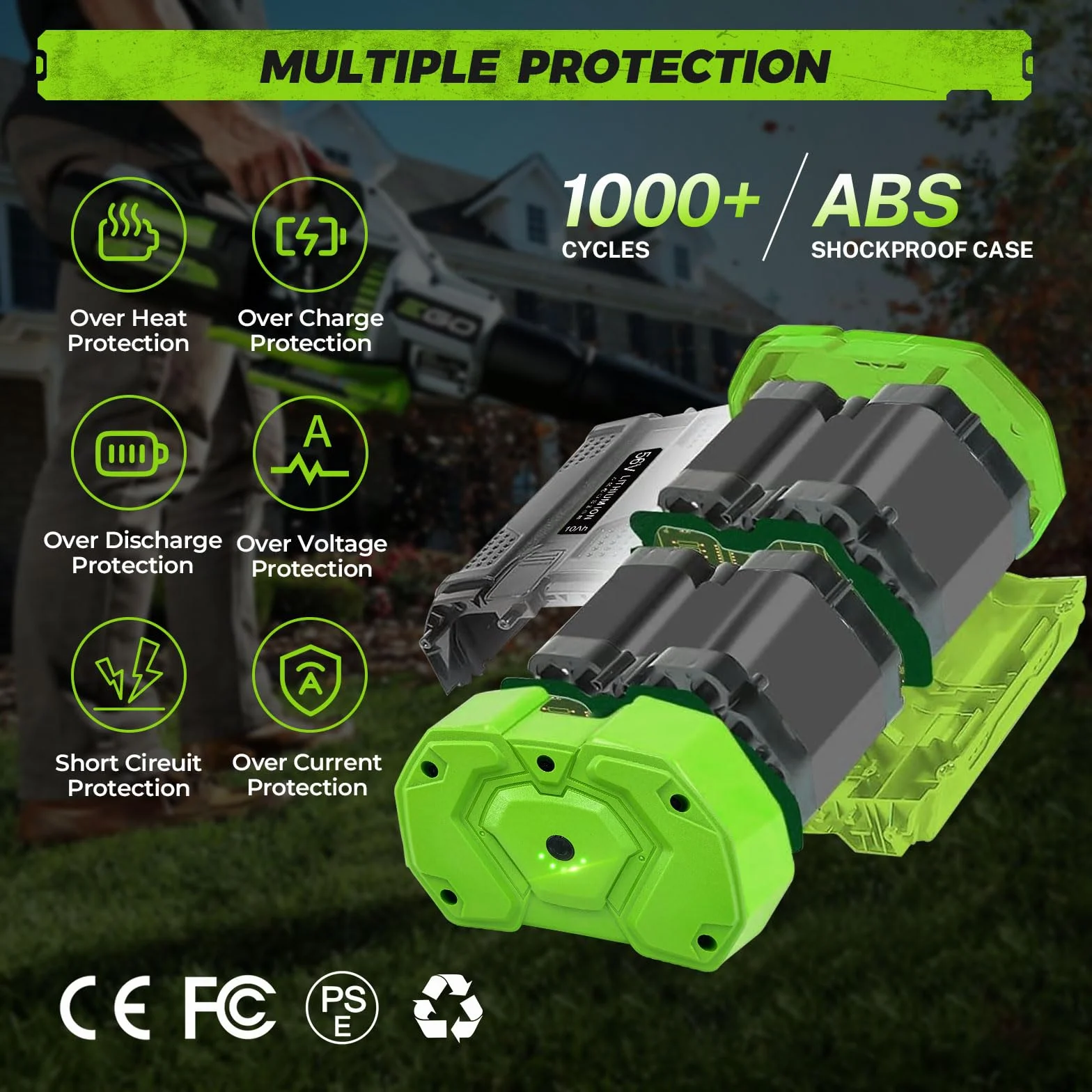 10,0 Ah 56 V akumulator litowo-jonowy zamiennik do baterii EGO 56 V 10000 mAh duża pojemność BA2800 kosiarka do trawy dmuchawa do liści trymer do chwastów elektronarzędzi