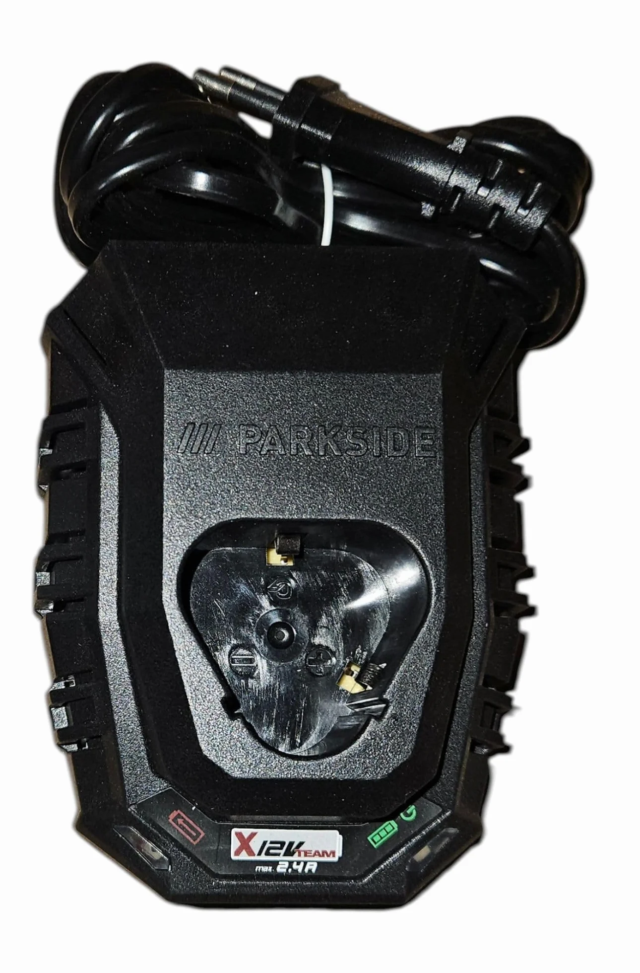 Ładowarka do akumulatora Parkside, 12 V, 2 Ah, seria X12, ładowarka szybka z automatycznym wyłączaniem, wskaźnik LED, kompatybilna z Parkside X 12 V Team