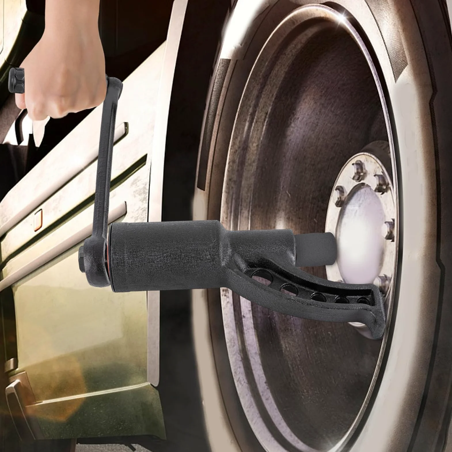 Ręczny klucz dynamometryczny, regulator momentu obrotowego, zestaw kluczy do kół, mnożnik Torque z 4 nasadkami, regulator momentu obrotowego