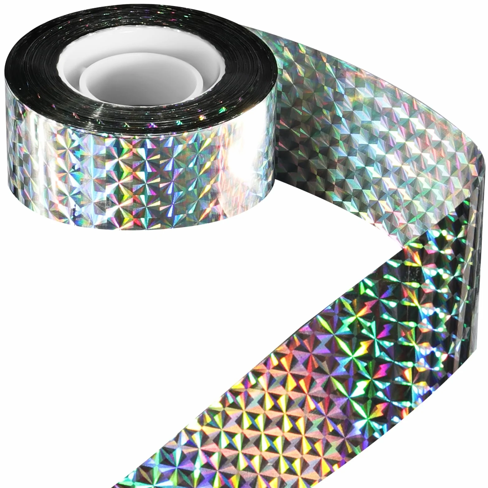 AOOWU Taśma odblaskowa dla ptaków 80 m dwustronna holograficzna odstraszająca ptaki