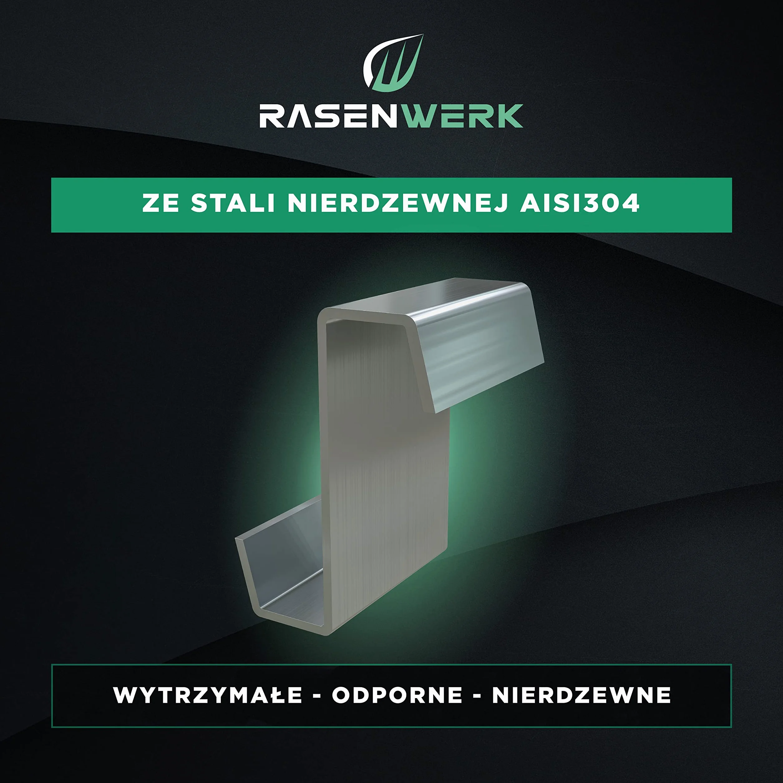 Klipsy Z do szklarni – 100 sztuk – ze stali nierdzewnej AISI 304 – do szklanych płyt szklarniowych o grubości maks. 4 mm – haki do płyt szklarniowych