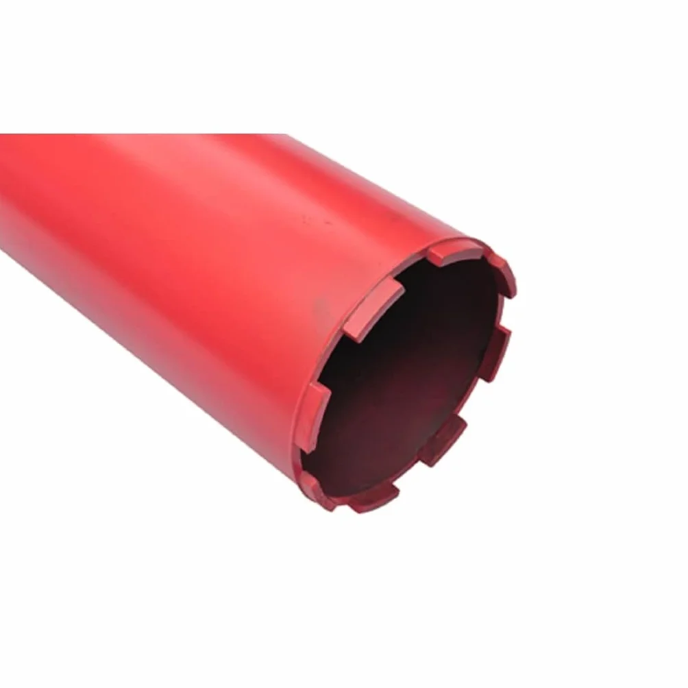 Diamentowe wiertło rdzeniowe 110 x 400 mm do wiercenia na sucho i na mokro w betonie, kamieniu, murze, żelbetonie, z gwintem 1 1/4", wytrzymała konstrukcja, idealne dla majsterkowiczów