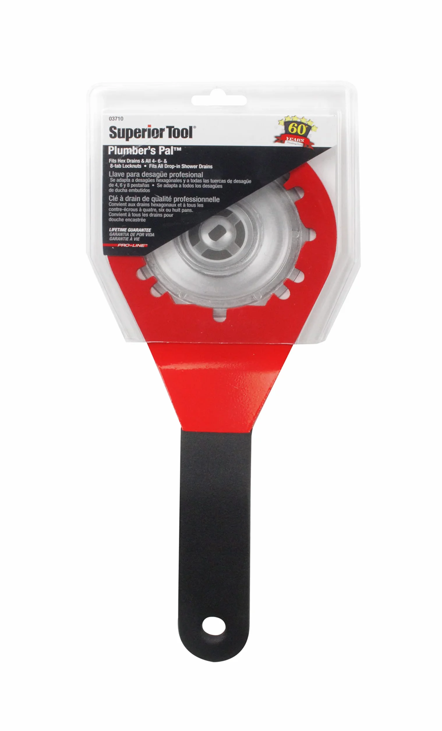 Superior Tools Uniwersalny profesjonalny klucz do odpływu zlewu