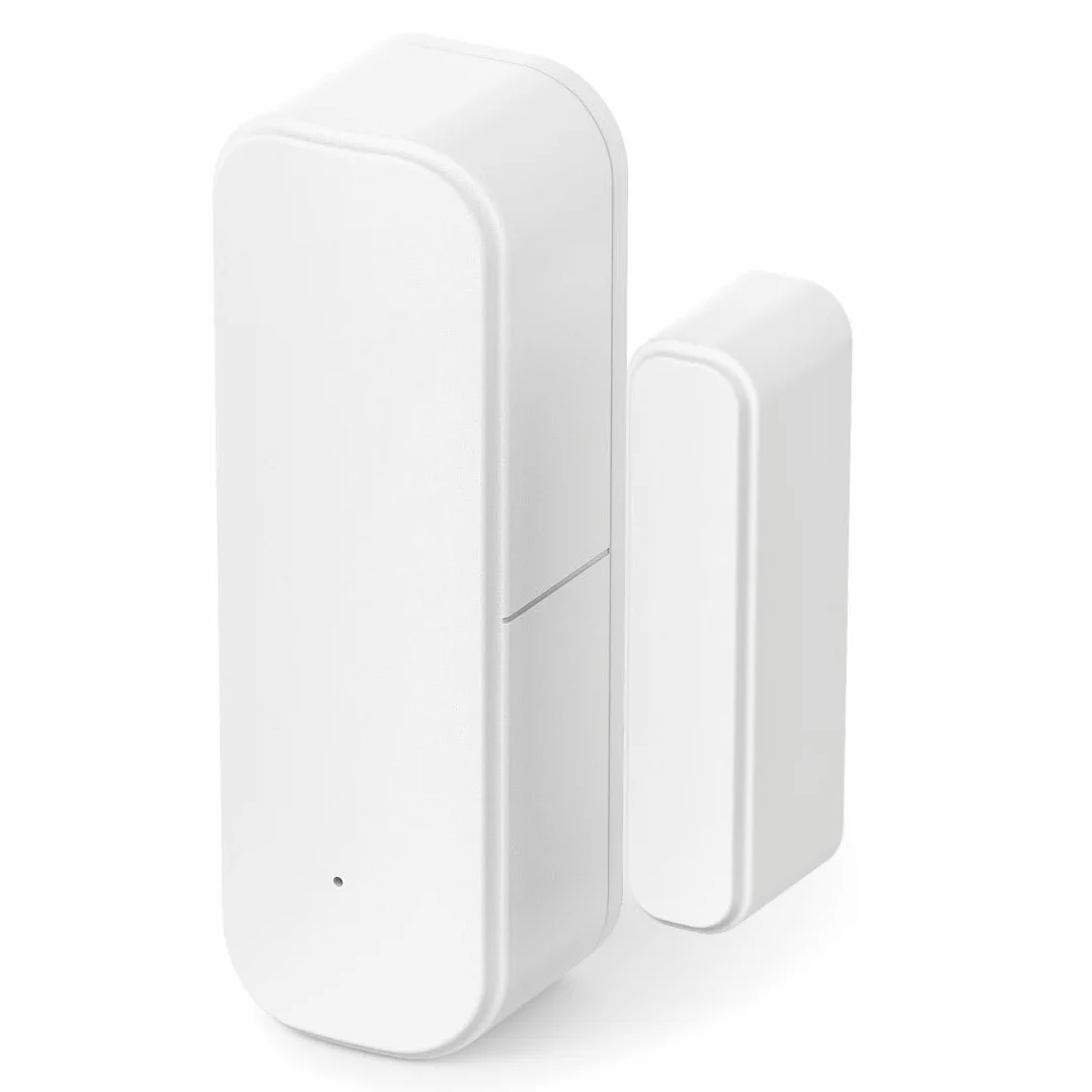 Hama Inteligentny Czujnik Otwarcia Drzwi i Okna, ZIGBEE, Smart Alarm WiFi, Kontrolowany przez Aplikację, Kompatybilny z Amazon Alexa, Google Home i Apple Siri