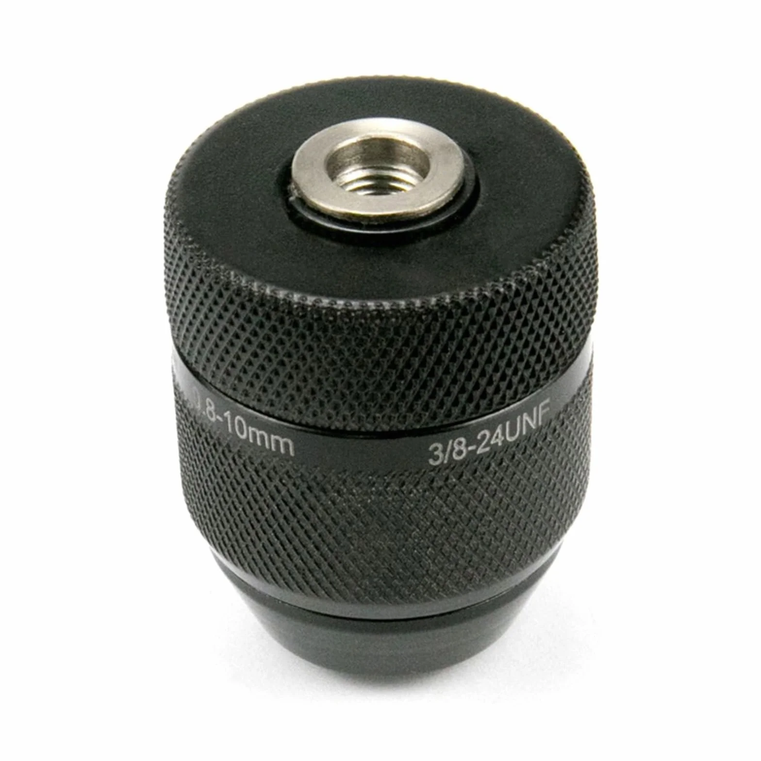 0.8mm-10mm bezkluczowy uchwyt wiertarski 3/8-24UNF uchwyt samozaciskowy do ręcznej wiertarki elektrycznej pasuje do adaptera żeńskiego SDS