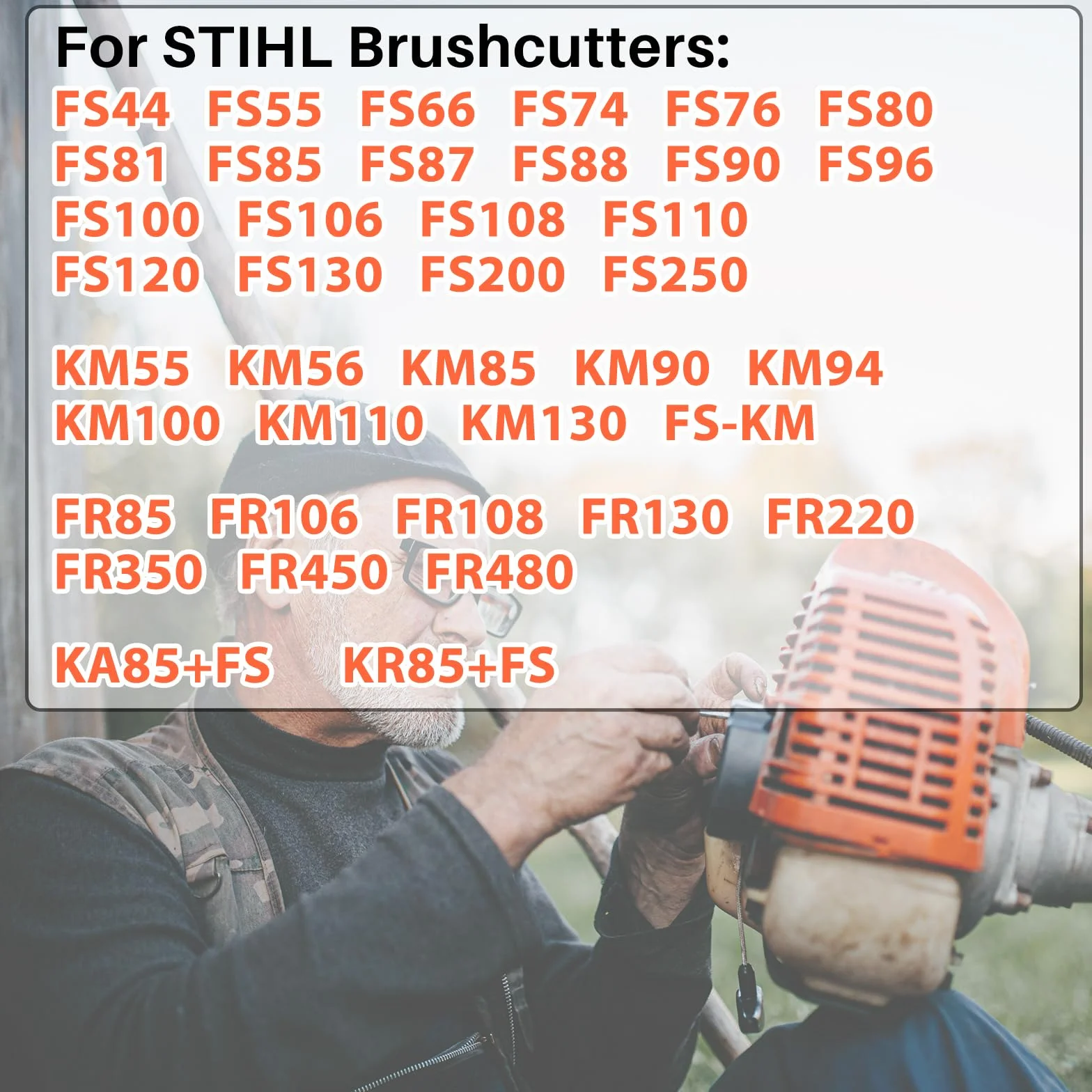 AutoCut 25-2 dla STIHL Kosiarka, Głowica Kosząca kompatybilny z Stihl FS44 FS55 FS56 FS74 FS80 FS85 FS90 FS120 FS240 FS250 FS260 Trymer Sznurkowy Głowica Trymera