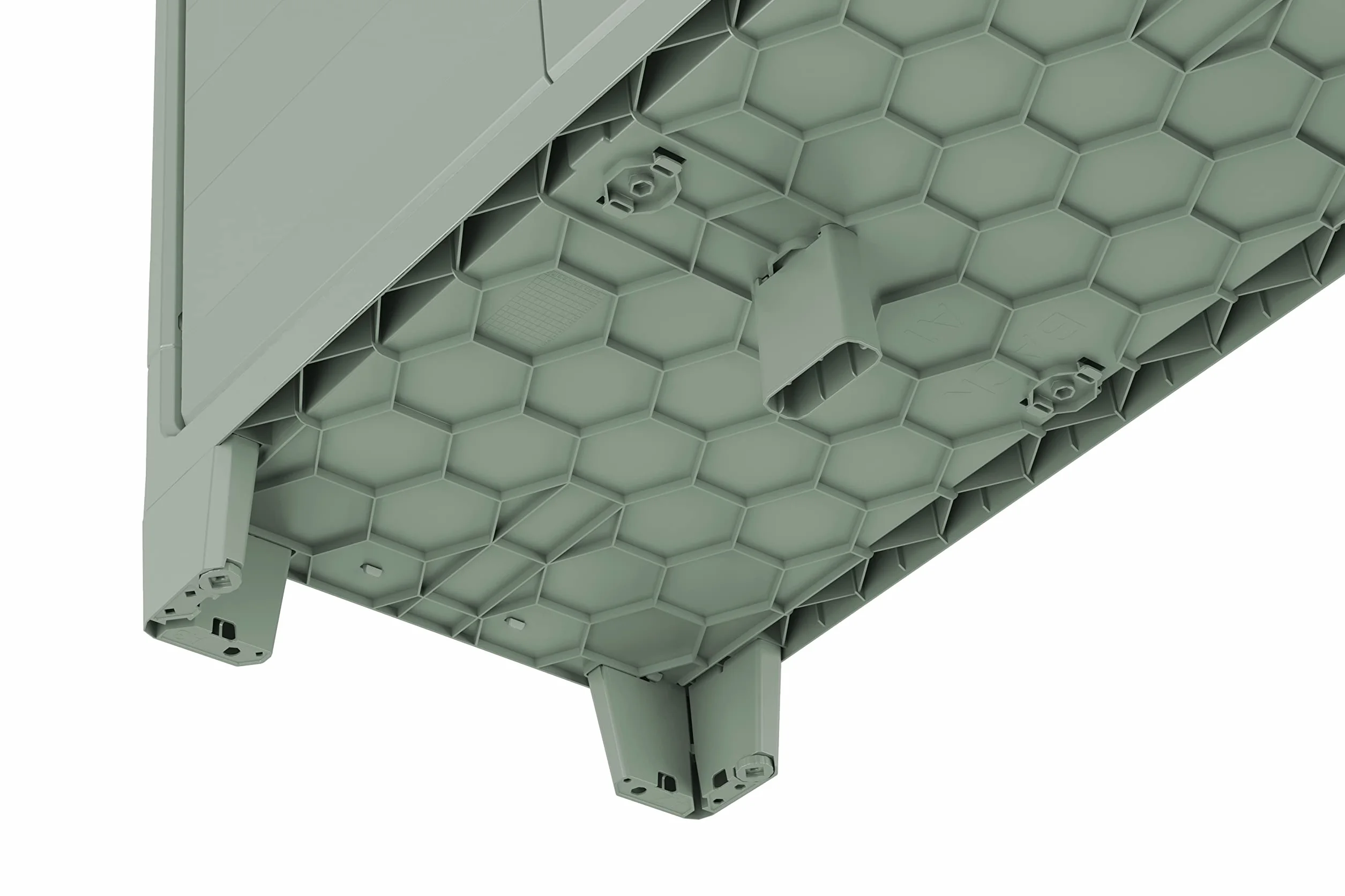 Keter Szafka Planet Outdoor Low Green 80 x 44 x 100 cm z regulowanymi półkami