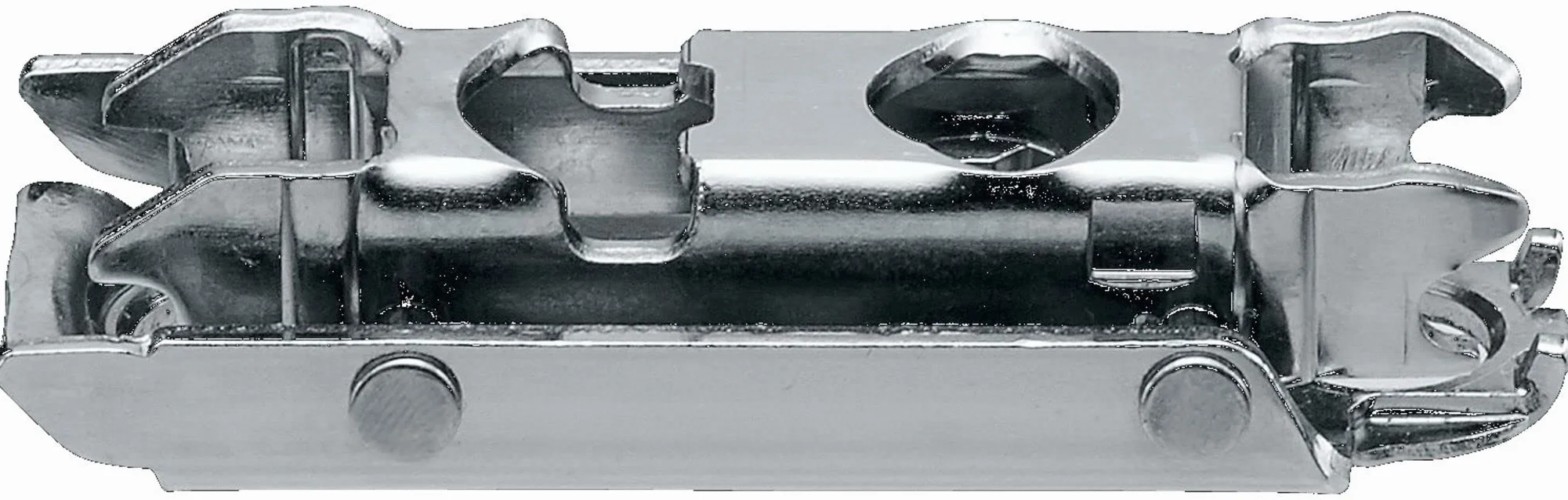 Blum 175H3100 Klips Top Cam Regulowana płyta montażowa z wkrętami do drewna niklowana