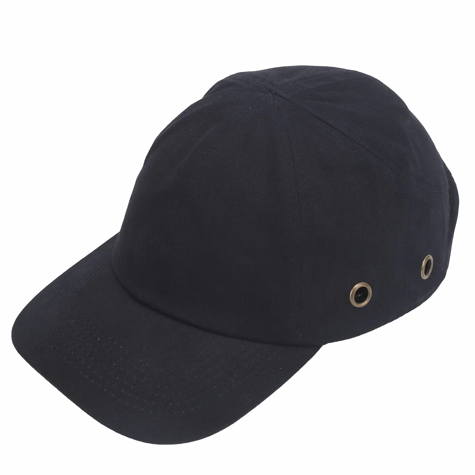 Czapka z Daszkiem, Ochronna Hard Hat Amortyzująca Konstrukcja Wewnętrznego Kasku (Czarny)