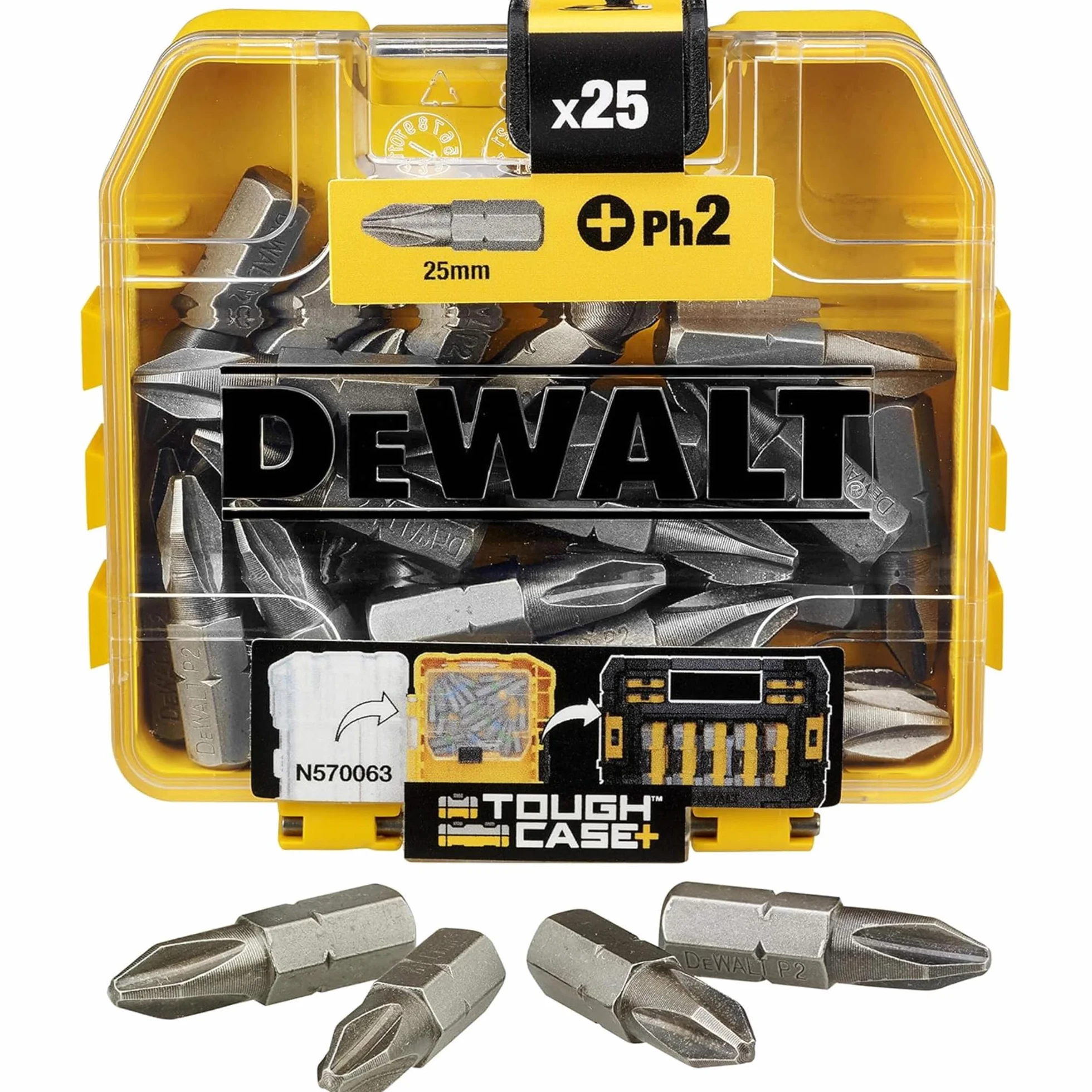 Dewalt Tic Tac Zestaw Bitów, Wielokolorowy, 25 sztuk