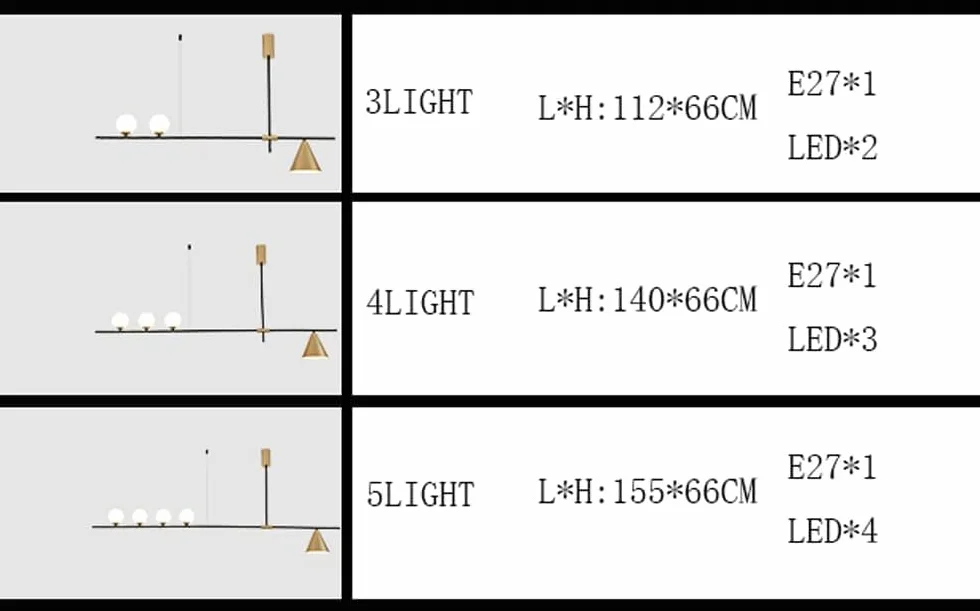 Żyrandol do jadalni, szklany żyrandol, oświetlenie LED E27, lampa wisząca, nowoczesna oprawa do kuchni i dekoracji wnętrz, lampa sufitowa (ciemna, 4 światła)