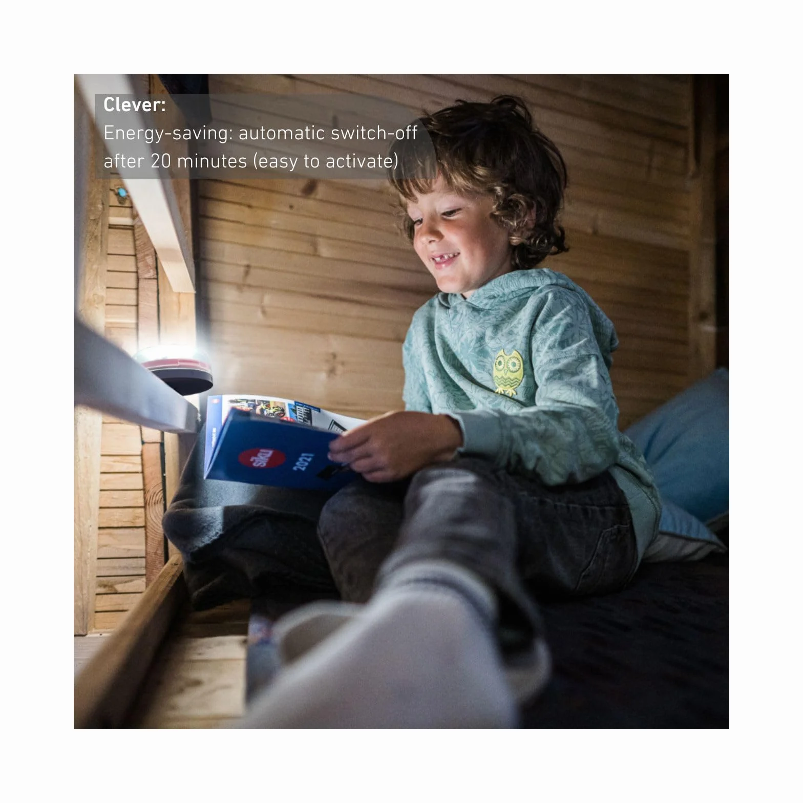 Ledlenser KIDCAMP6, bezpieczna i wytrzymała latarnia LED dla dzieci, zmniejszony efekt oślepiania dla oczu, automatyczne wyłączanie, nastrojowe światło, tryb migania na imprezę (liliowa)