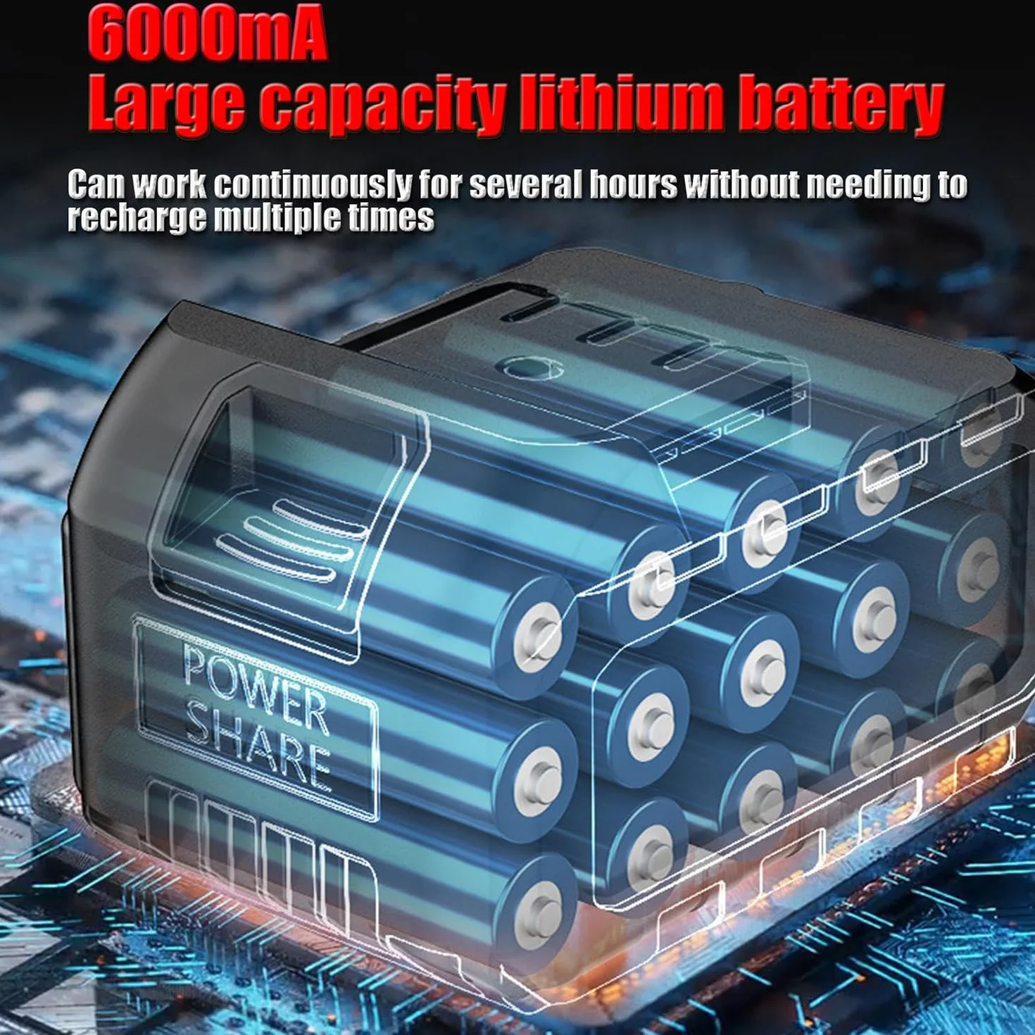 Zestaw wibracyjny do wylewek do betonu Power Narzędzie do wykańczania betonu, Linijka ubijakowa do wyrównywania powierzchni betonu na baterie,1.5M-2battery