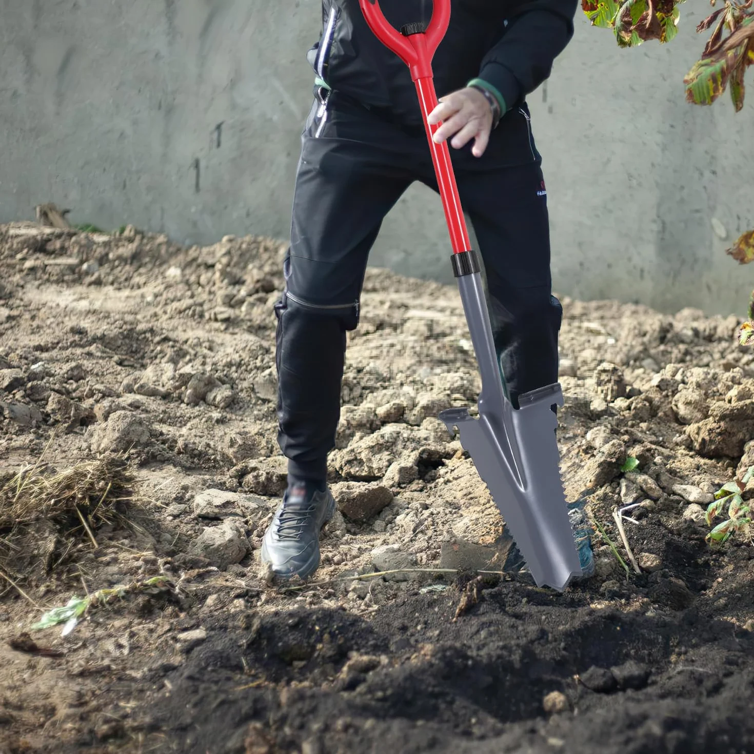 Łopatka z piłą korzeniową 114 cm V-shape ergonomiczny uchwyt