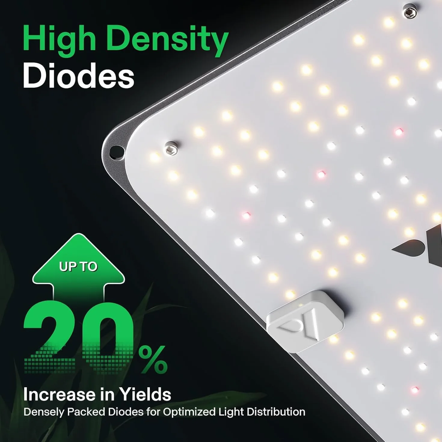 VIVOSUN 2-pak VS1000E LED lampa do uprawy roślin, 2 x 2 m, lampa LED z diodami Samsung i pełne spektrum słońca, do roślin domowych, sadzonek, warzyw i kwiatów, 2 szt