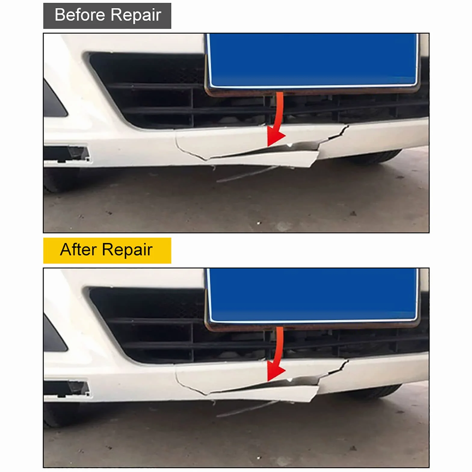 Auto zderzak wstępnie wycięte zszywki 100 szt. 0,8 mm naprawa wstępnie wycięte zszywki spawane zestaw narzędzi do naprawy 3 rodzaje dostępnych (styl "fali" 0,8 mm 100 szt.)