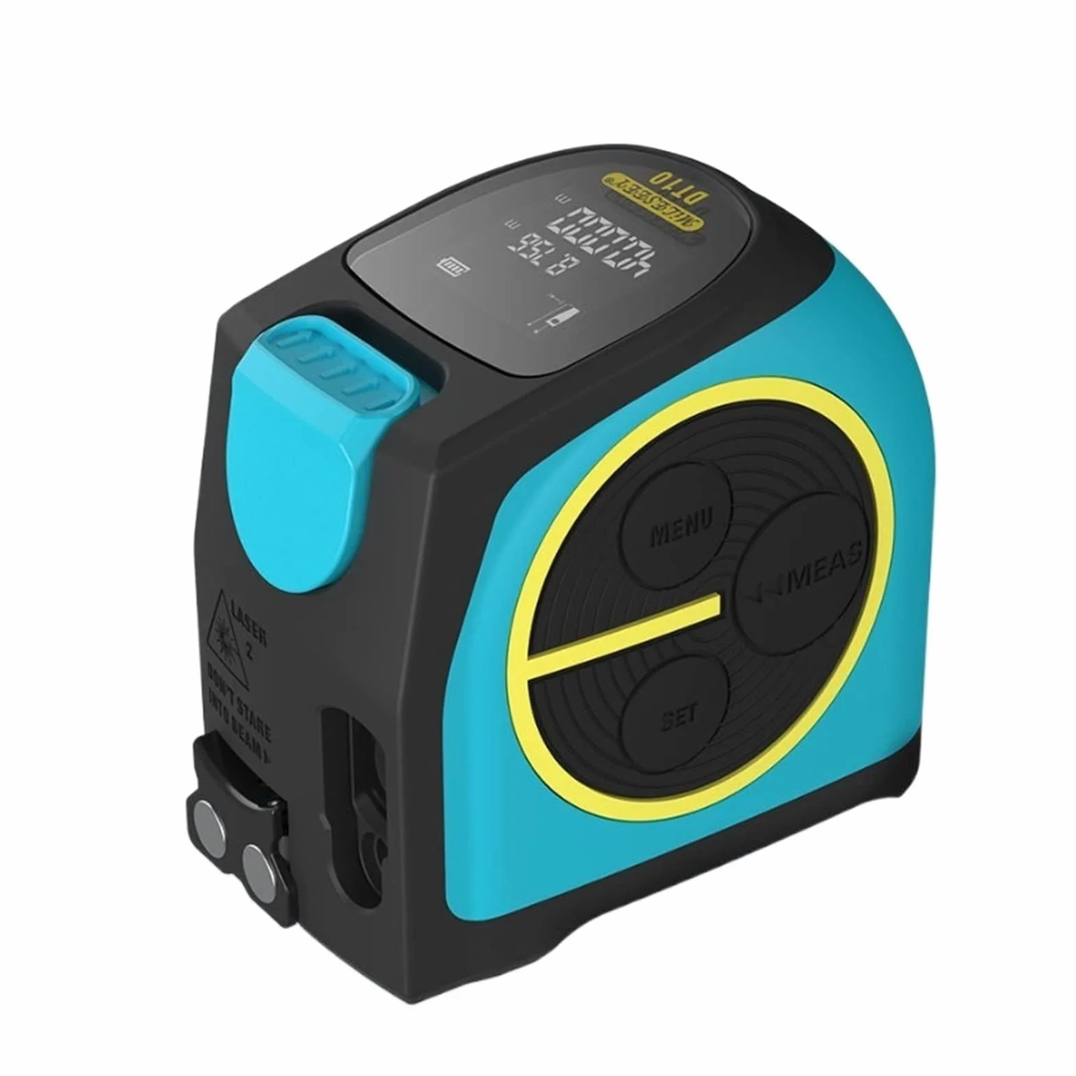 Ręczny miernik terenu GPS DT10 taśma miernicza laserowa 2-w-1 cyfrowy dalmierz laserowy taśma stalowa linijka elektroniczna linijka 40M miernik odległości Narzędzie pomiarowe do pomiarów zewnętrznych