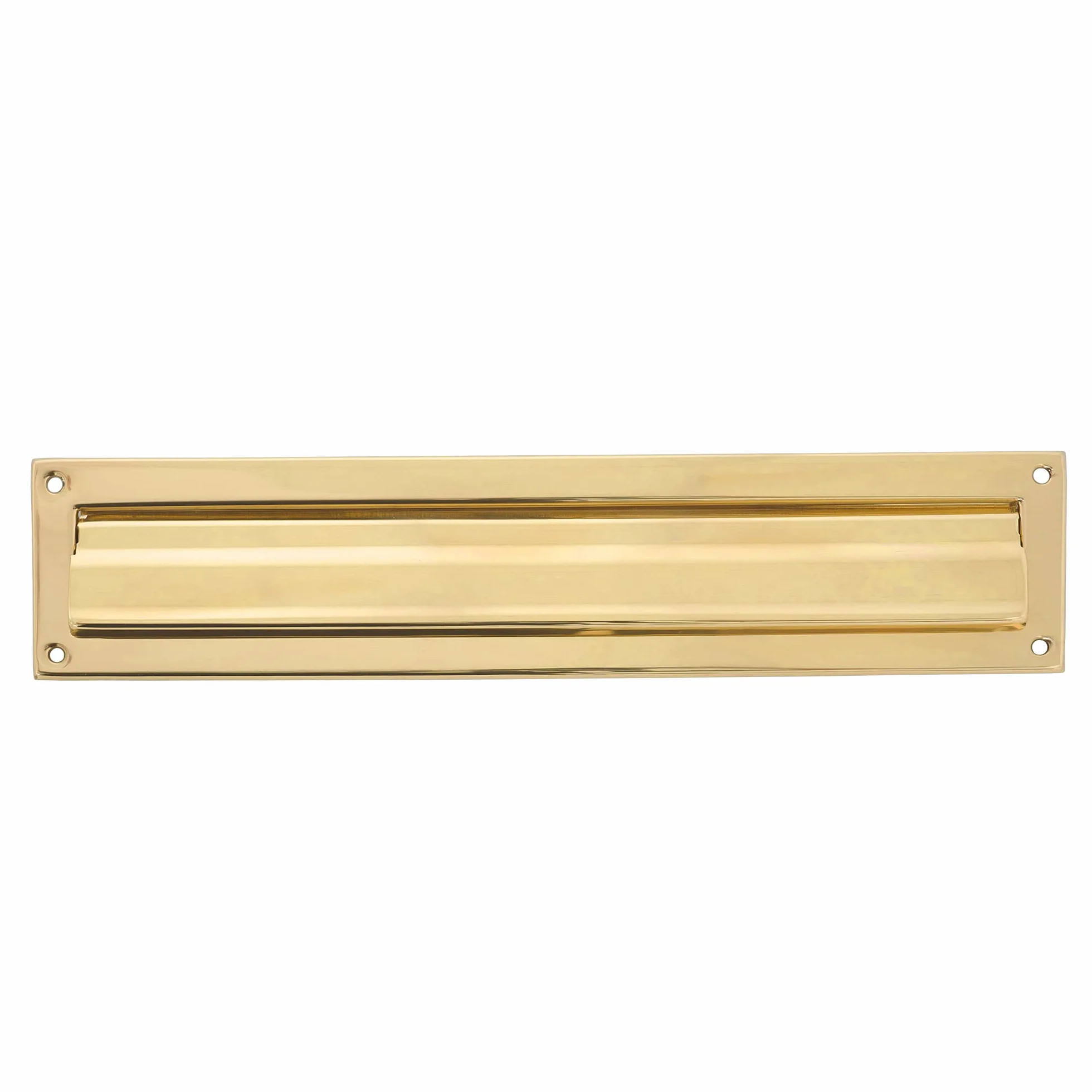 Amig - Szkice pocztowe | do ścian lub drzwi wewnętrznych i zewnętrznych | Zbiorniki mosiężne | 342x73 mm | Pomiar Usty: 246x48 mm | Złoty kolor