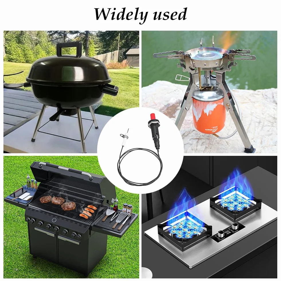 Zapłonu Piezoelektrycznego, Piezo Spark Ignition Set, Zapłon Piezoelektryczny Spark, Piezo Spark Ignition Kit, BBQ Grill Push Button Piezoelektryczny Zapłon Generator Iskry Zestaw Zapłonowy