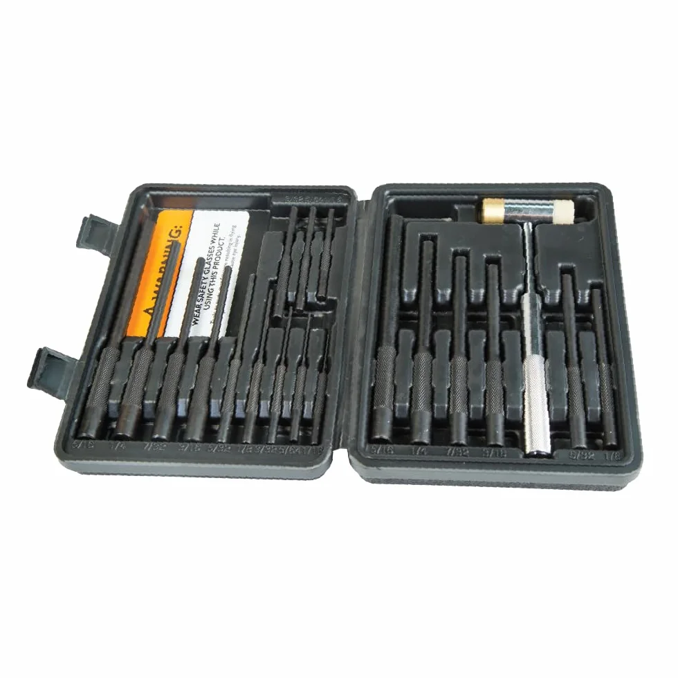 Wheeler Master Roll Pin Punch Set