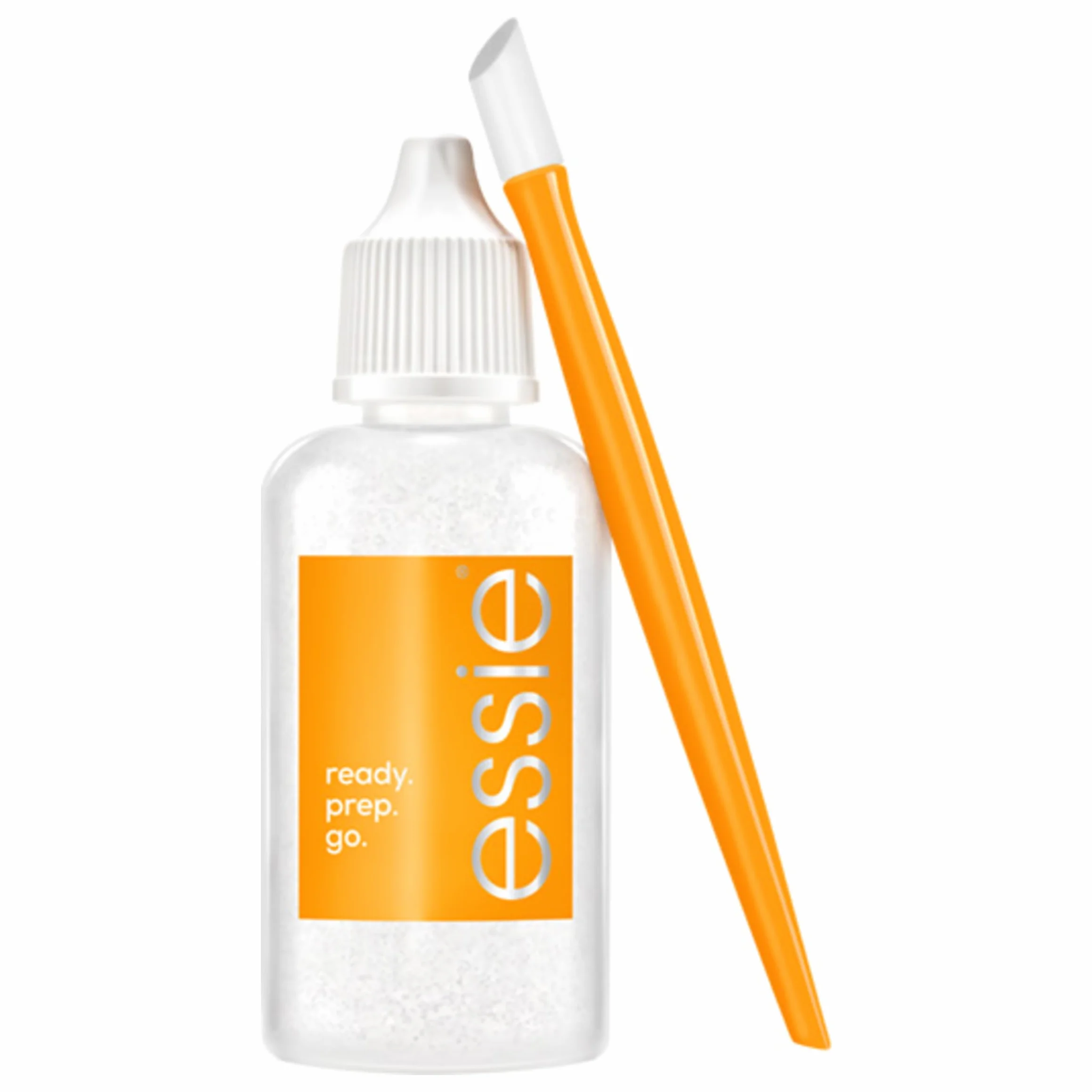 Essie ready.prep.go – profesjonalny zestaw do pielęgnacji paznokci 3 w 1 ze zmywaczem do skórek i popychaczem do skórek wielokrotnego użytku dla idealnych paznokci, 30 ml