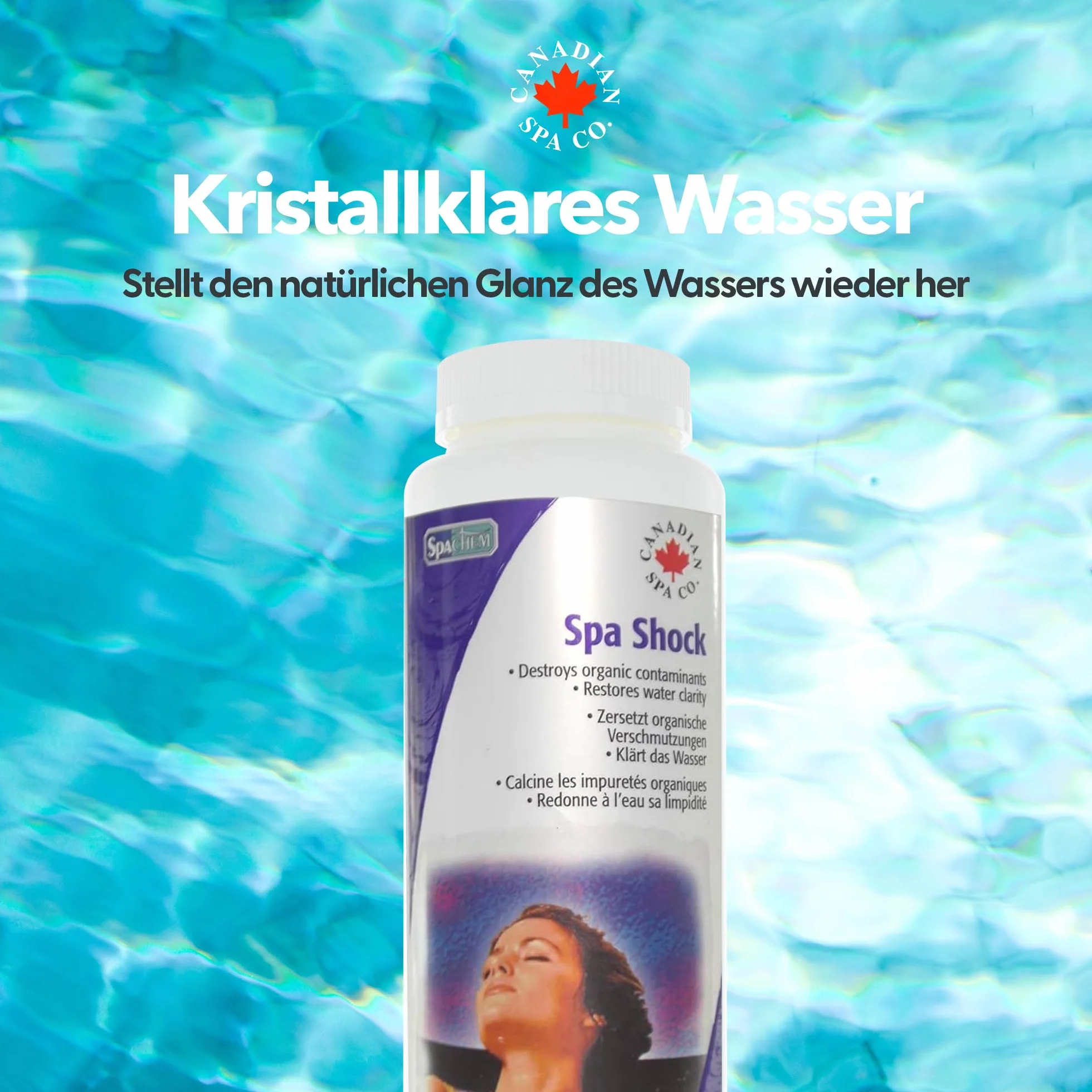 CANADIAN SPA CO. Pool shocker 1 kg granulki z aktywnym tlenem do basenu