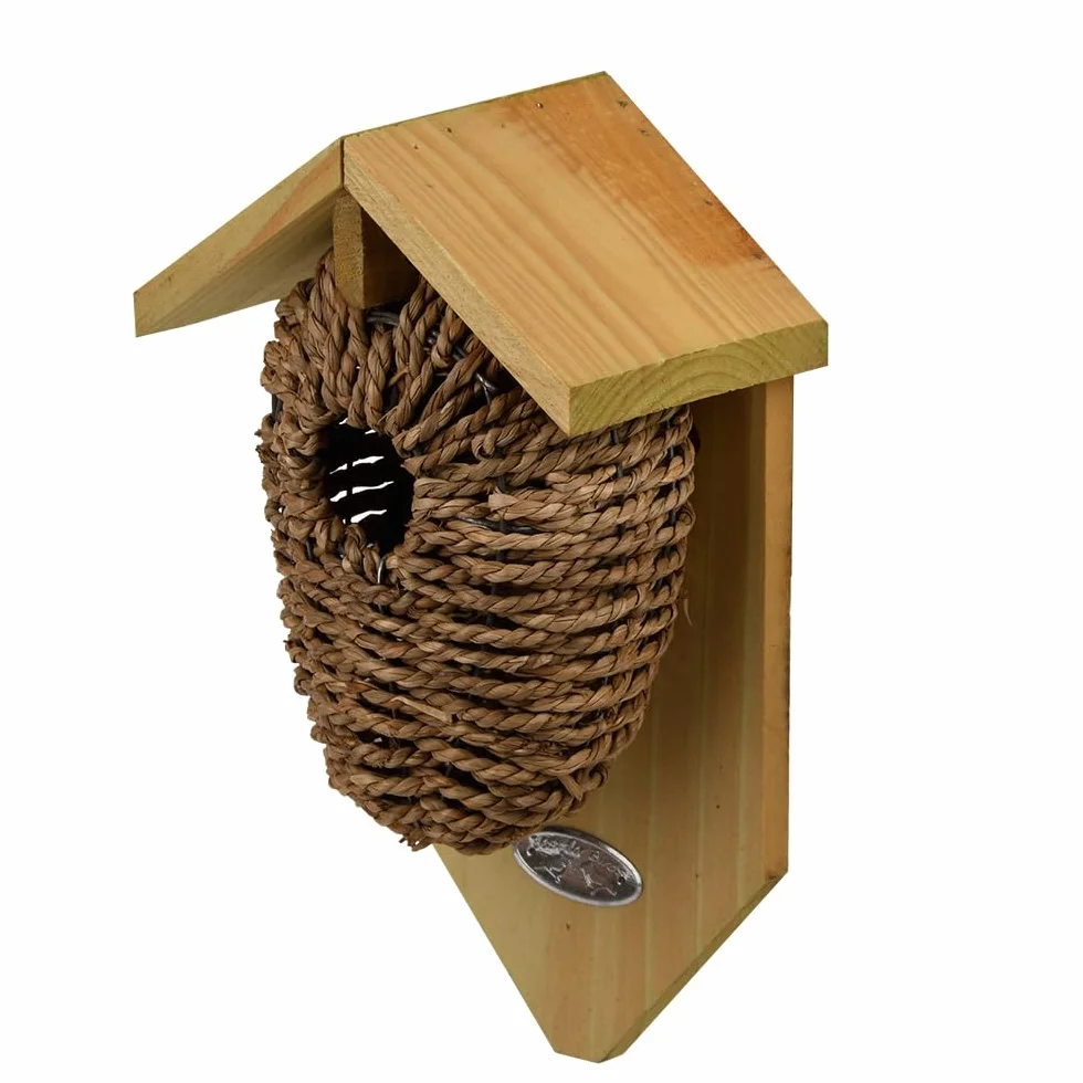 Esschert Design NKBS 1 budka lęgowa z trawy morskiej