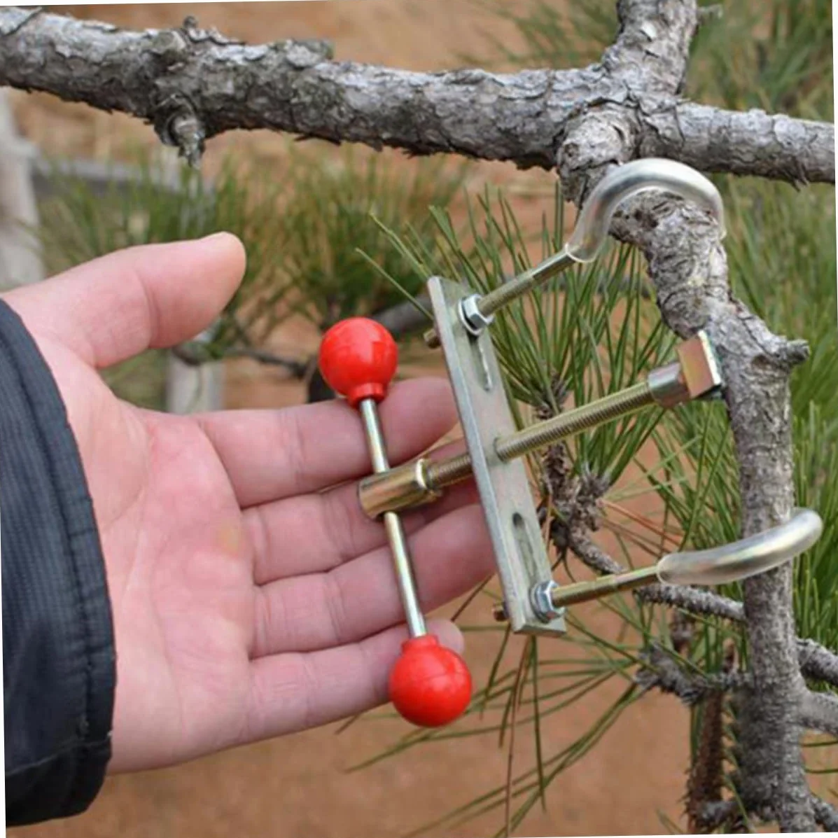 INOOMP Narzędzie Do Formowania Bonsai 4szt z Regulatorem Gałęzi Żelazne
