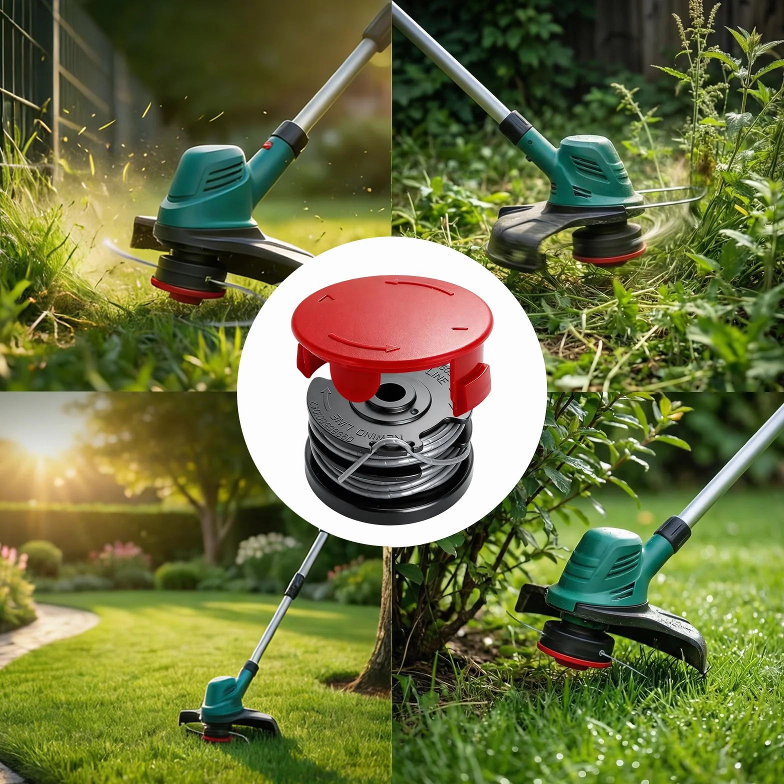 Szpula żyłki do Bosch F016800351, 6 szpulek, Ø 1,6 mm, żyłka nylonowa 6 m