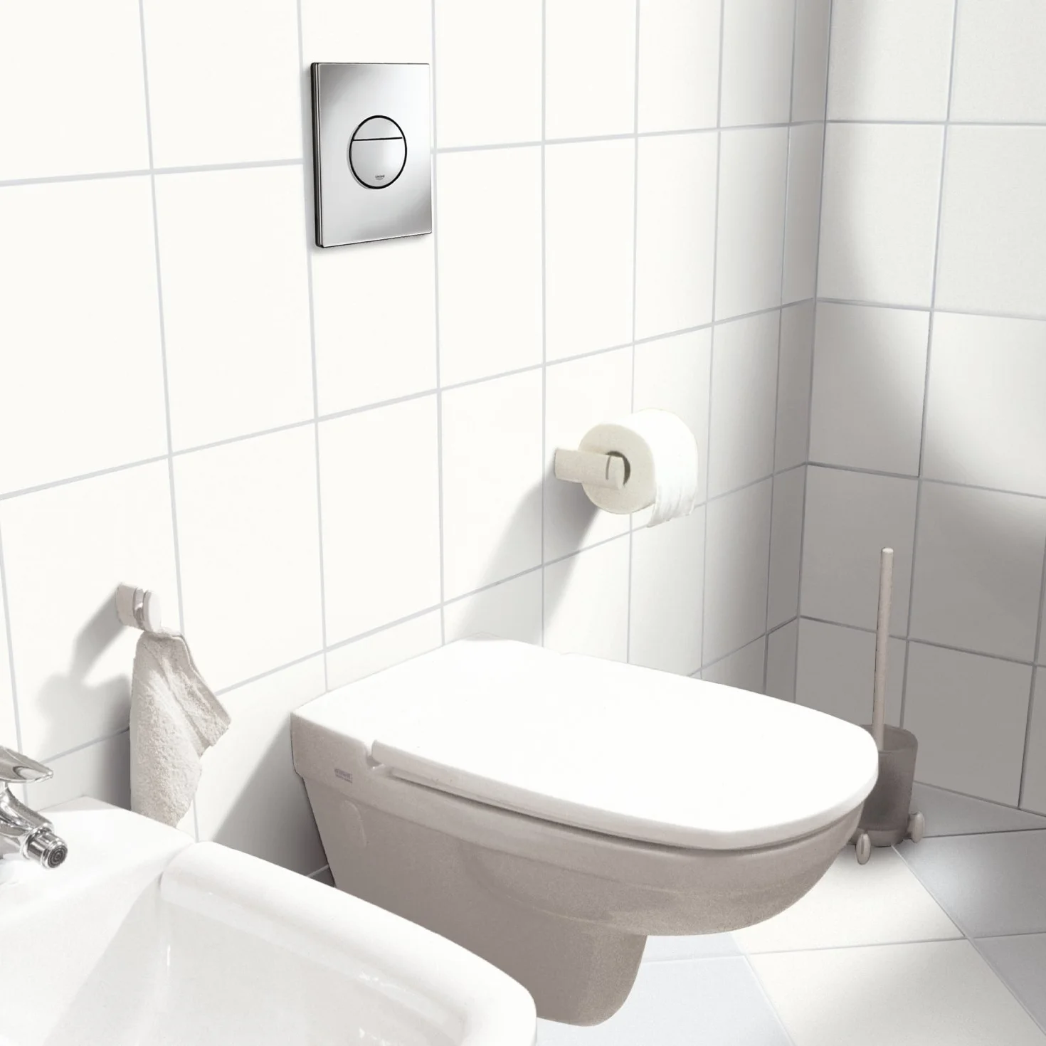 Uniset Stelaż podtynkowy do WC, wysokość instalacji 0,82 m
