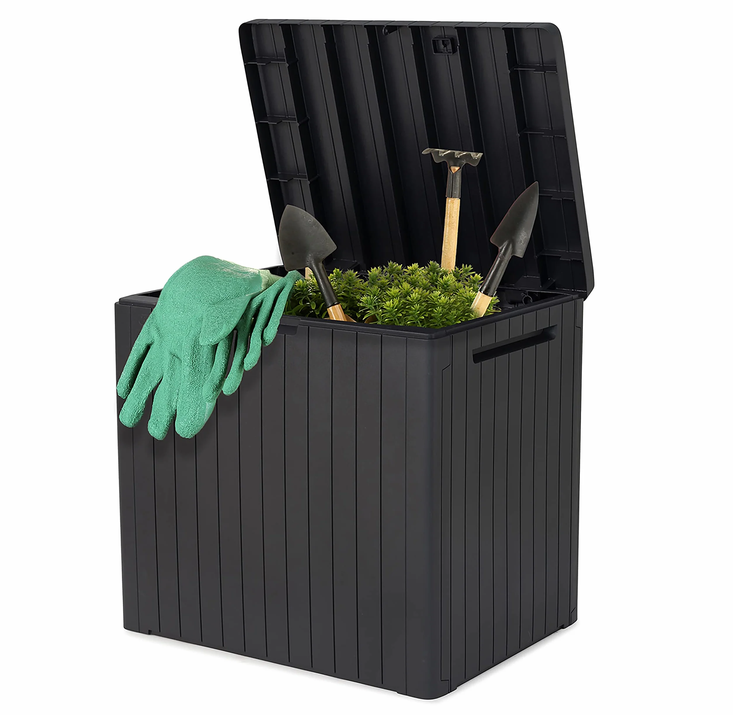 Keter City Box Skrzynia Ogrodowa 113 l 44 x 58 x 55 cm Ciemnoszary