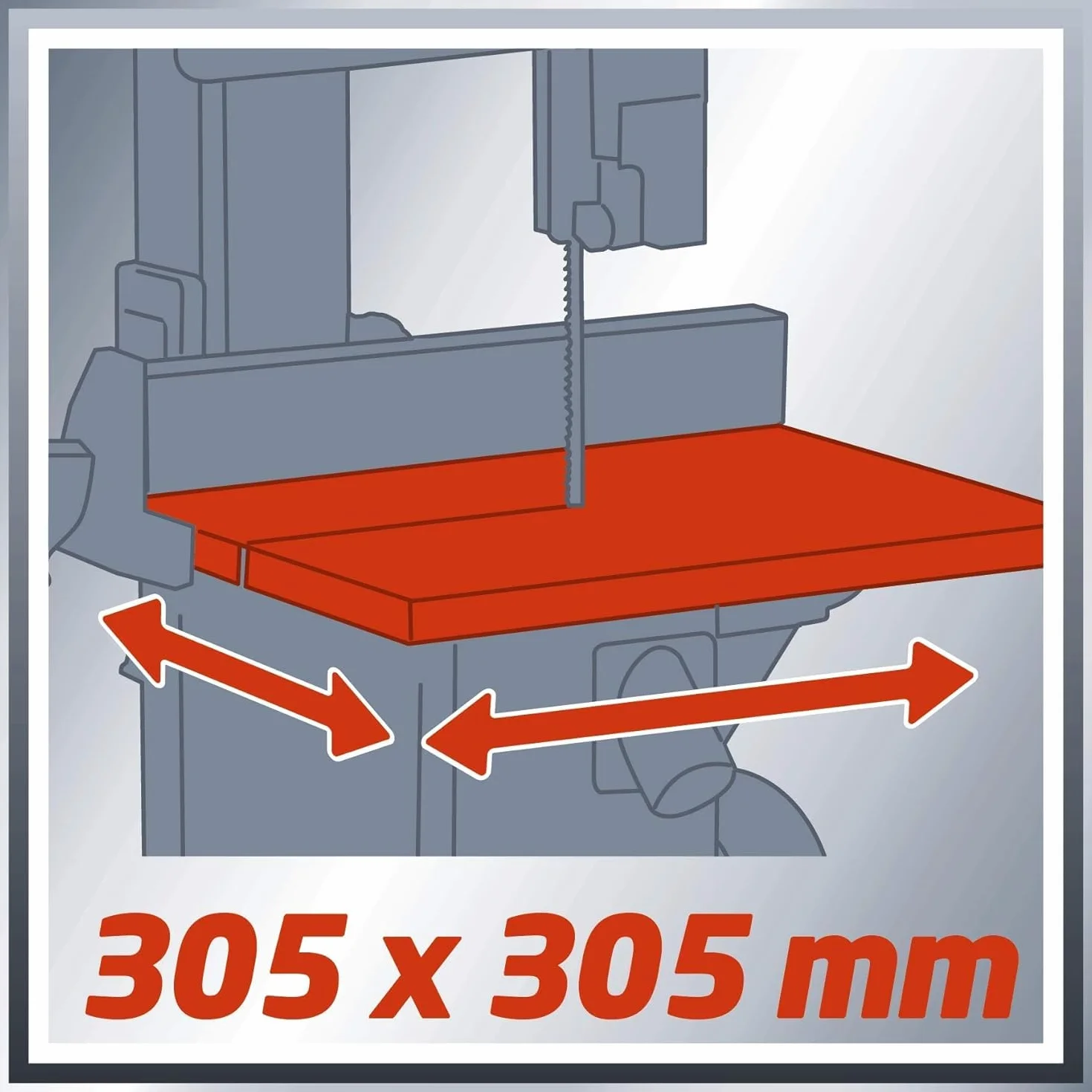 Einhell Tc-Sb 200/1 Piła Taśmowa, Czerwony, ‎45 x 60.5 x 68 cm
