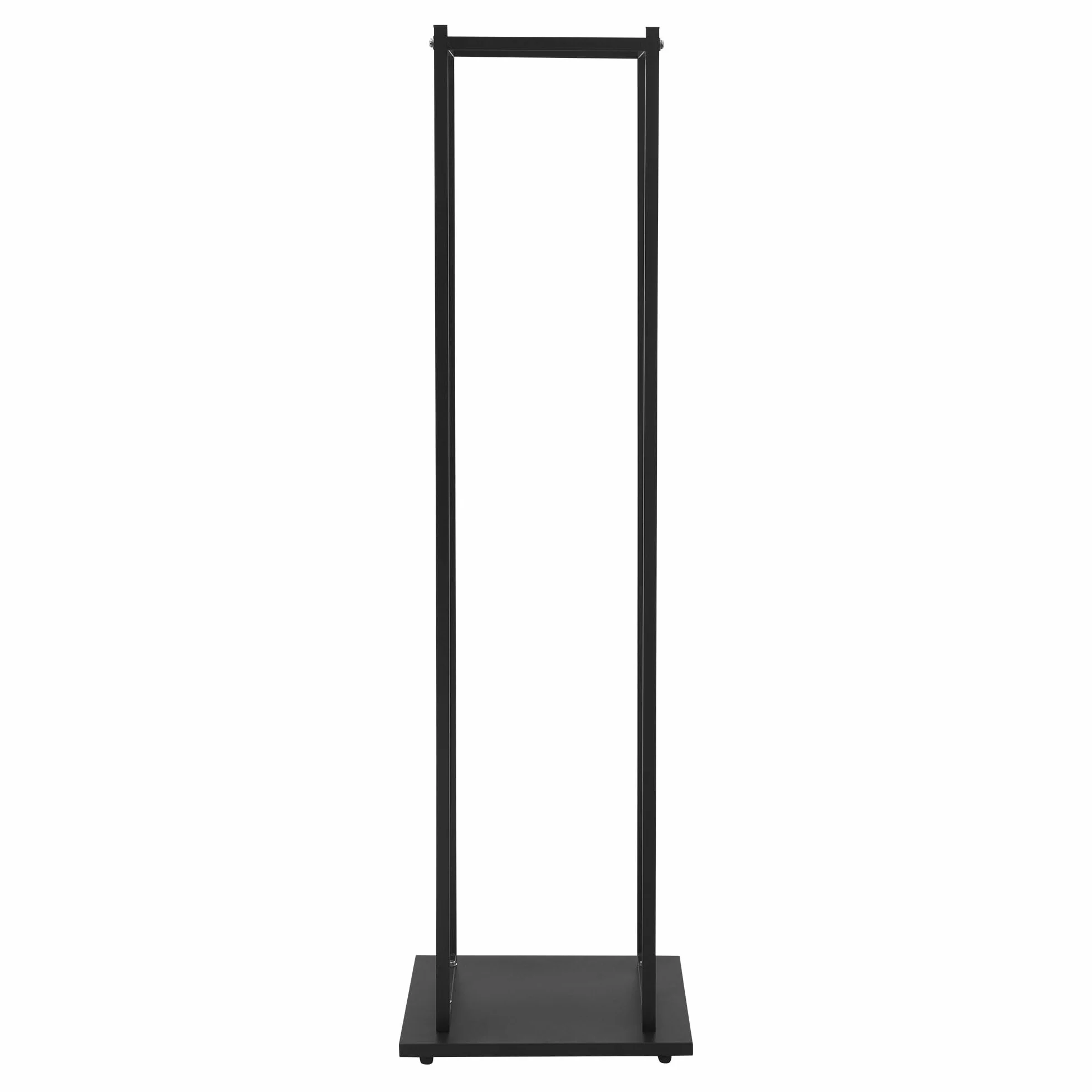 ML-Design Regał na drewno kominkowe, 33 x 115 x 33 cm, prostokątny, czarny, metalowy, do wewnątrz/na zewnątrz, do przechowywania drewna opałowego z powlekanej stali, stojak na drewno kominkowe, regał