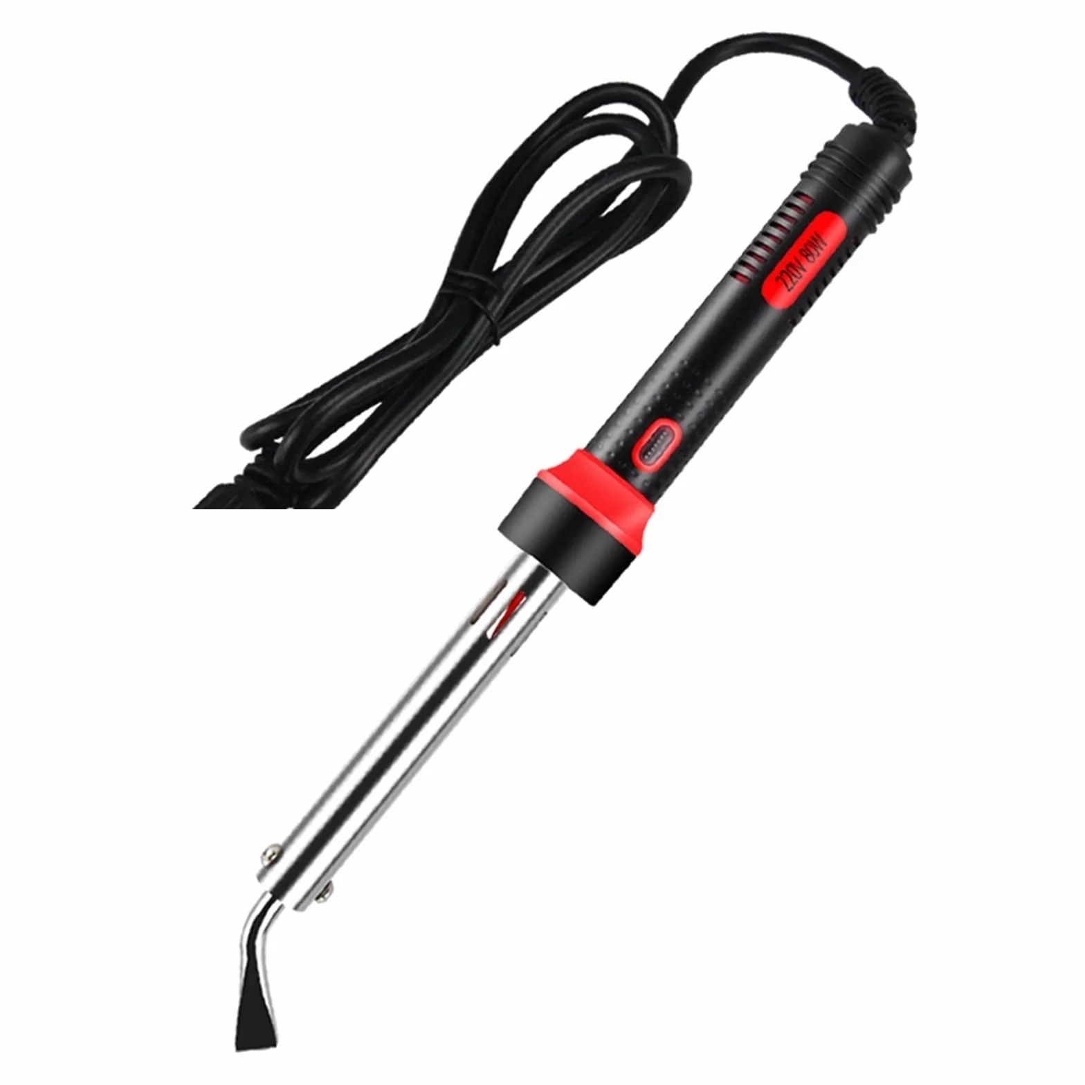 Stacja Spawalnicza, Lutownica elektryczna dużej mocy, elektroniczne narzędzie do naprawy, regulacja temperatury lutownica elektryczna 80W + 1 szt. Końcówka lutownicza(Curved LS150 150W)