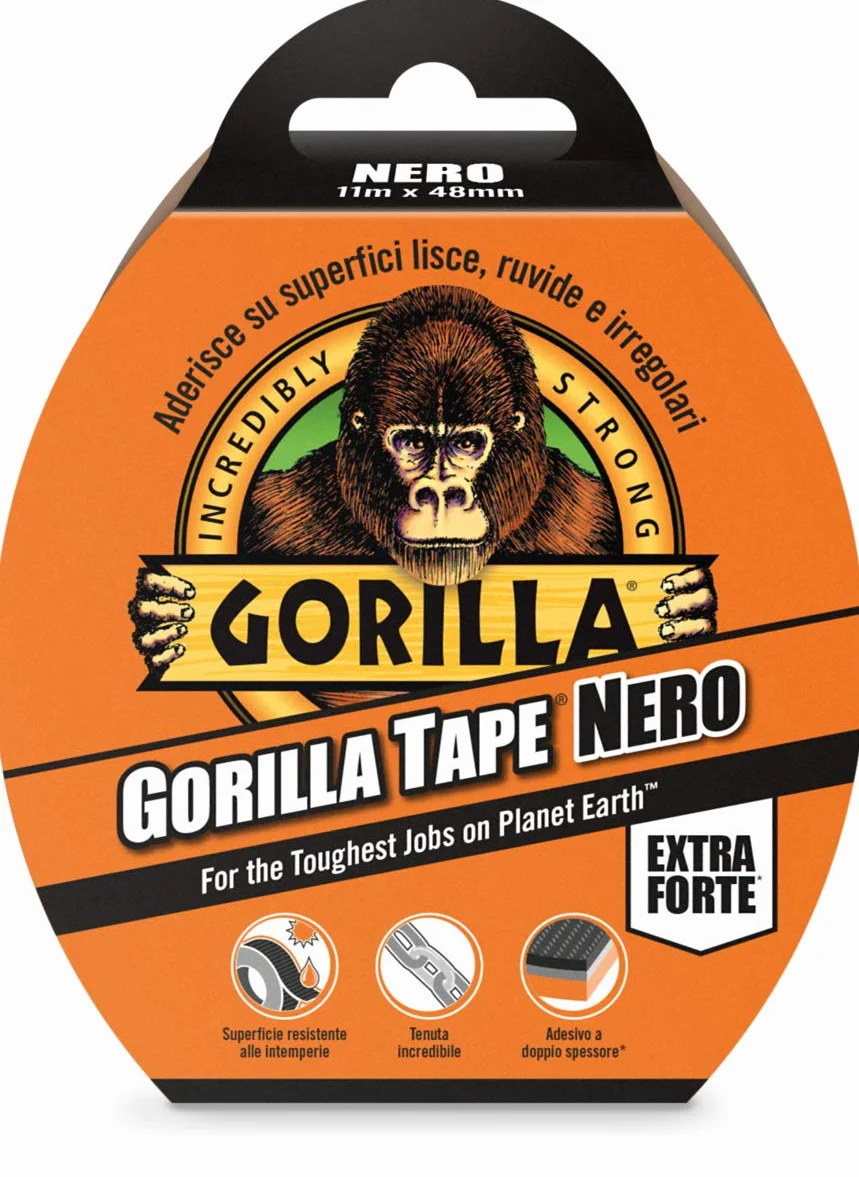 Gorilla Taśma, 11 m, czarna