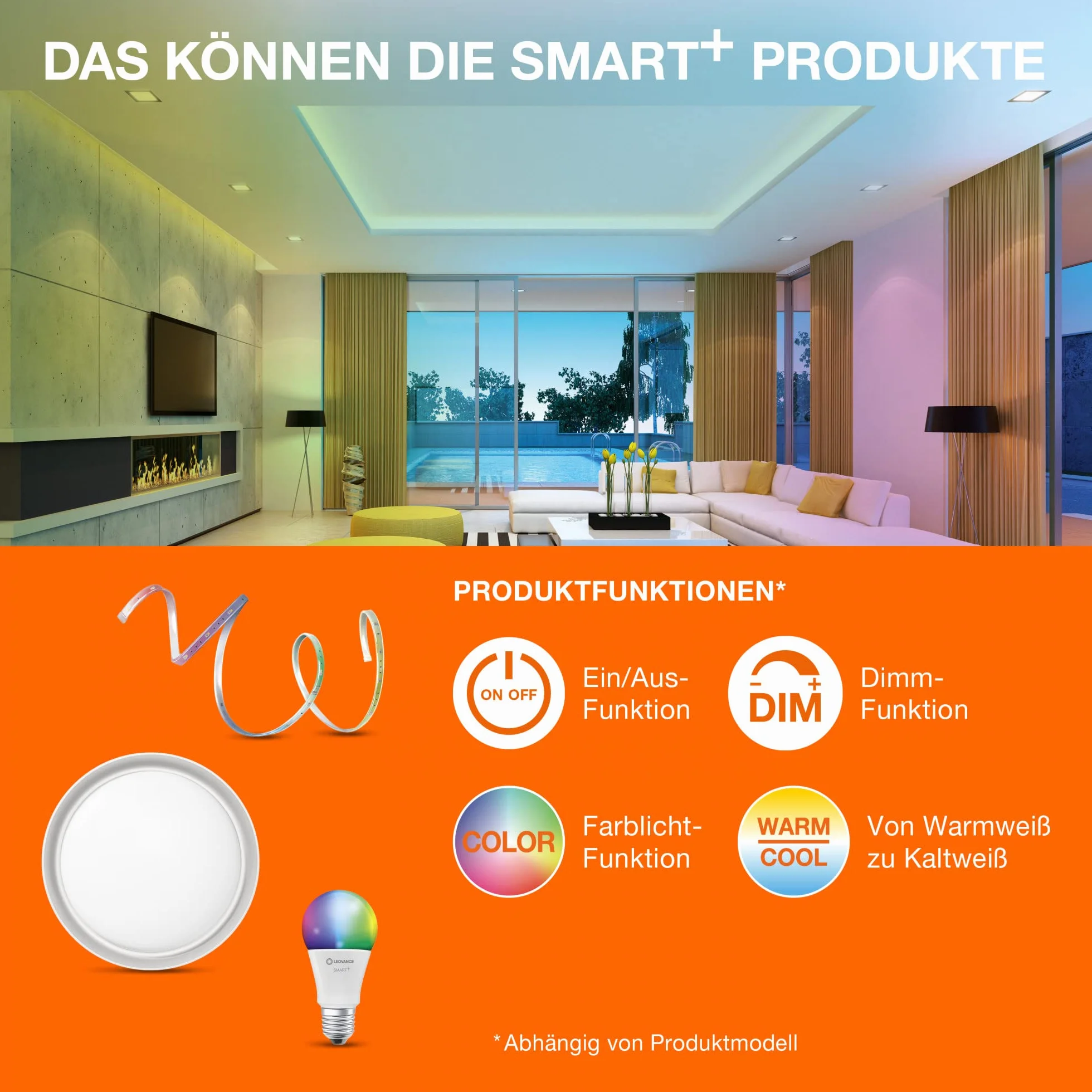 Ledvance Smart+ Wifi Remote Control, Biały, 4058075570917