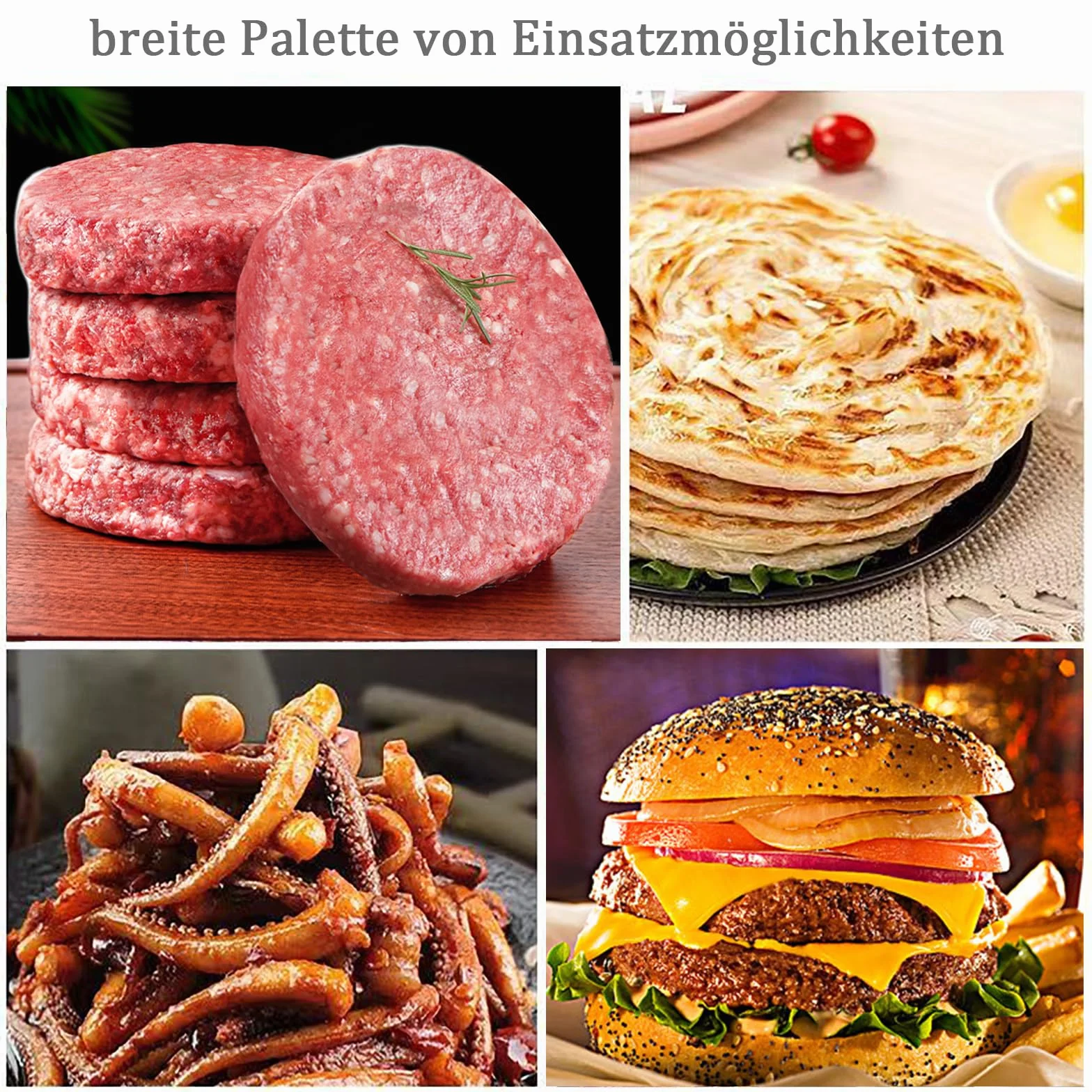 Prasa do burgerów ze stali nierdzewnej kwadratowa do grillowania Flat Top Grill